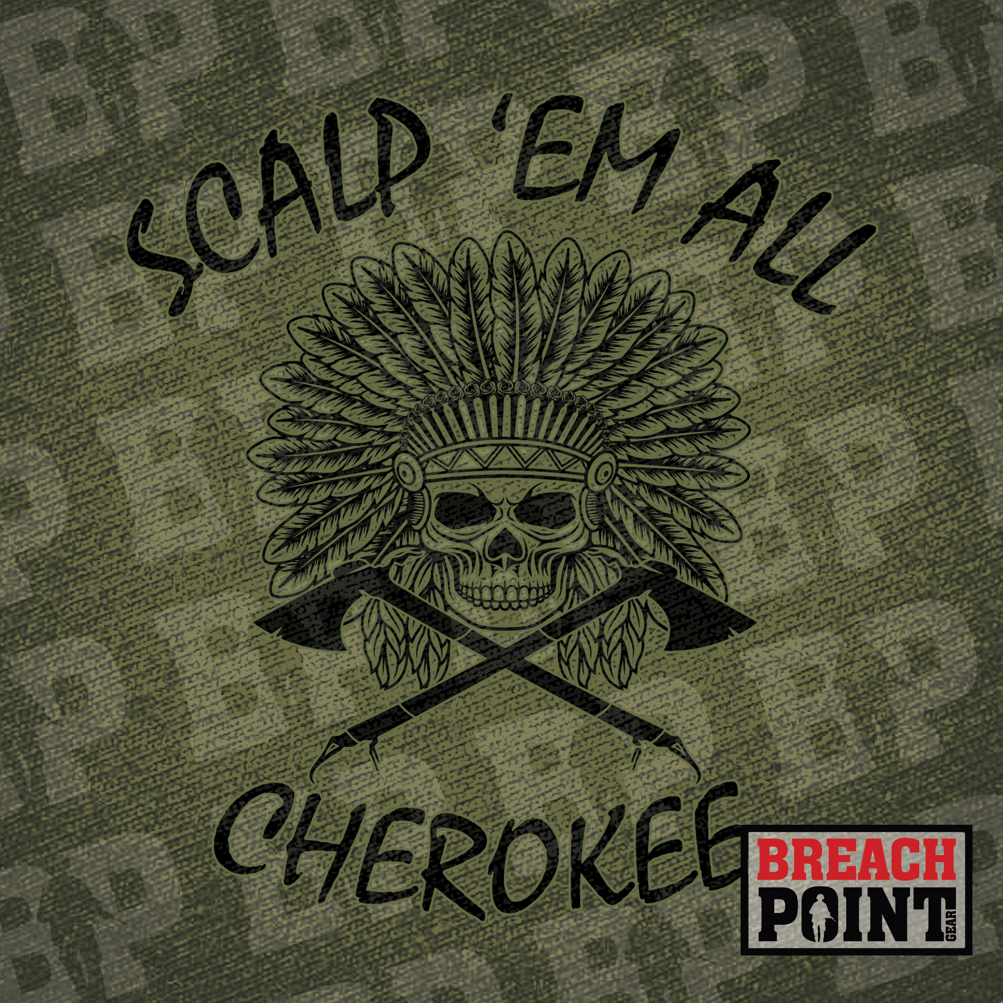 "CHEROKEE" C/1-26th Infantry Regiment - Military Tee 2