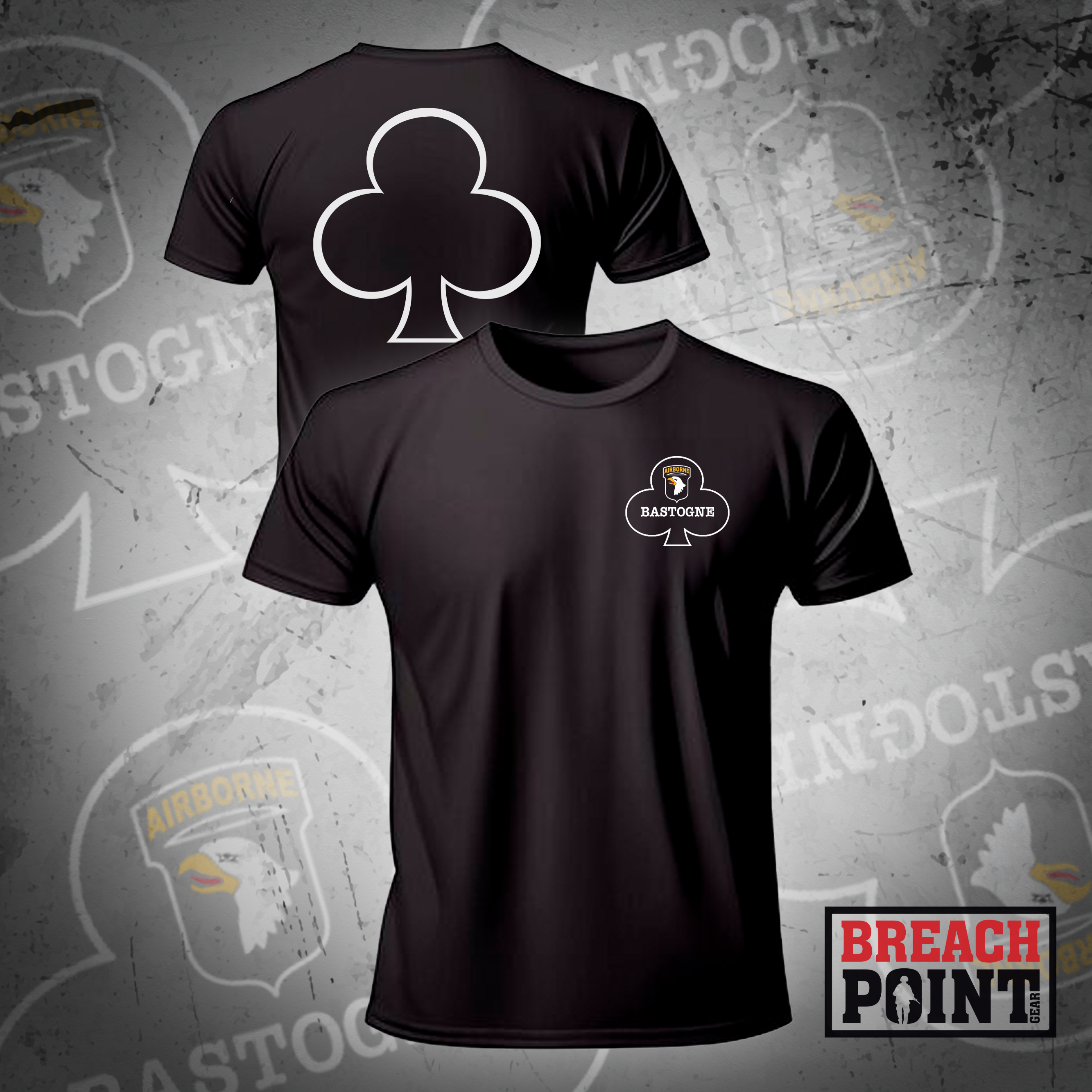 "BASTOGNE" HQs, 1BCT, 101st ABN - T-Shirt