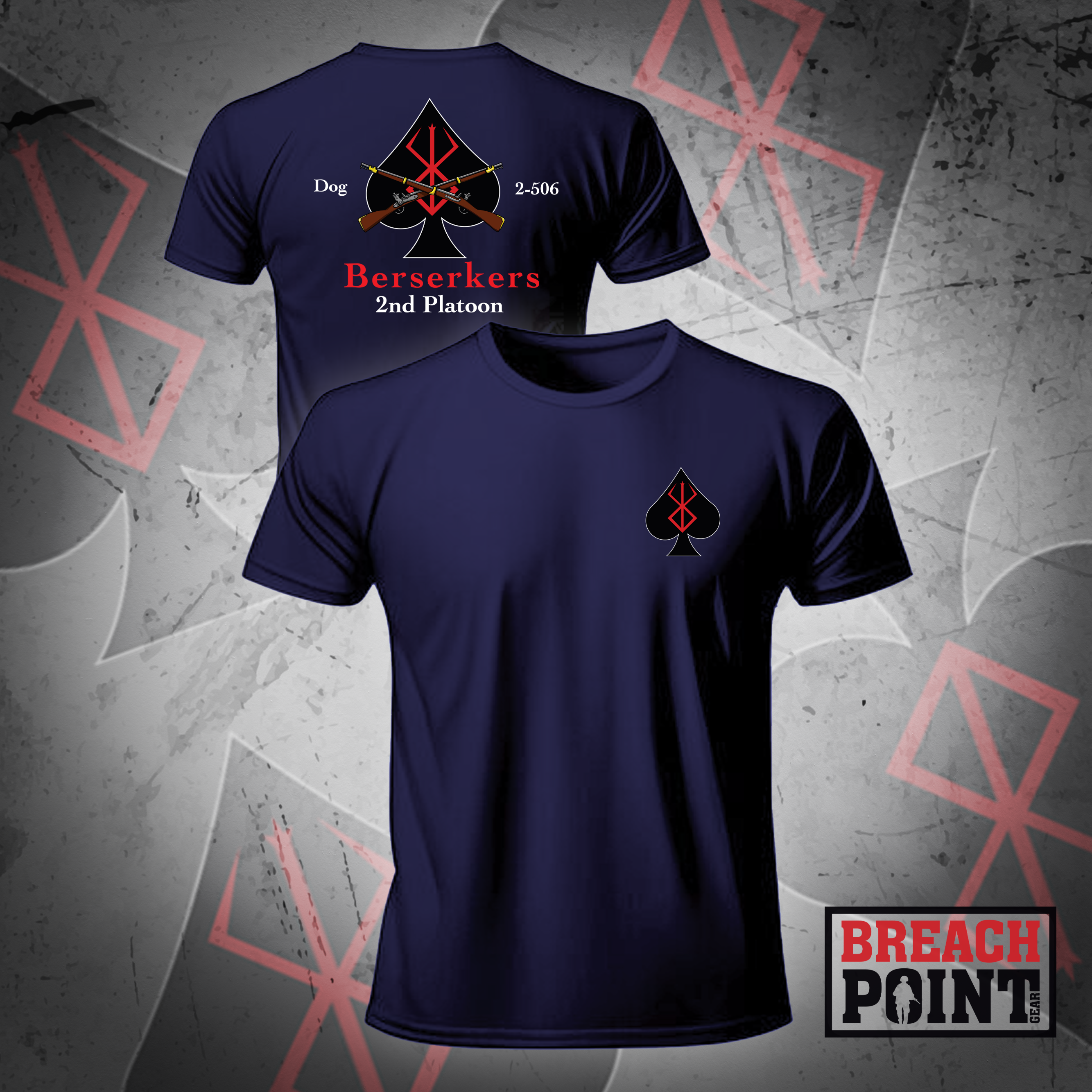 "BERSERKERS" D/2-506th Infantry Regiment - T-Shirt