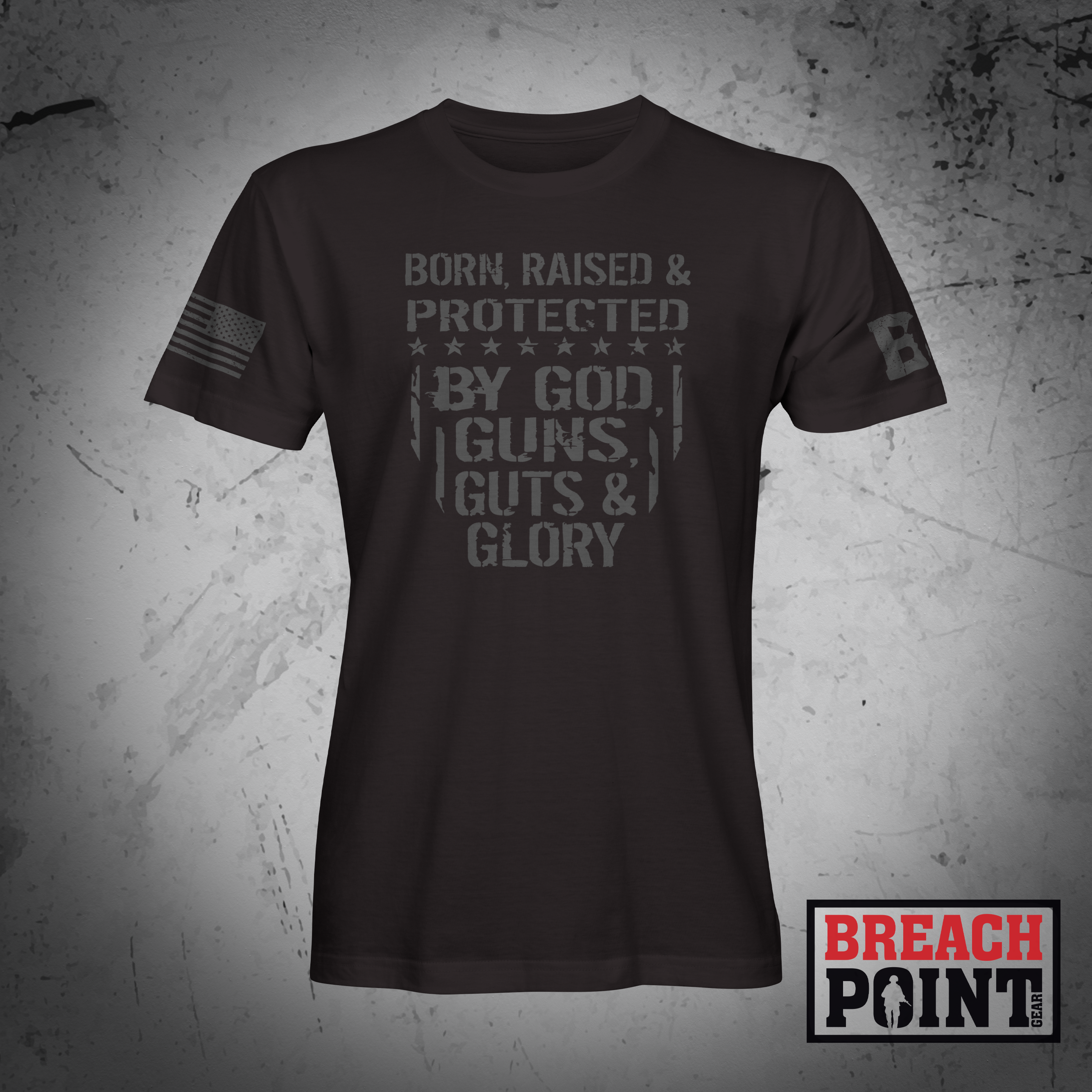 Born, Raised, and Protected - T-Shirt