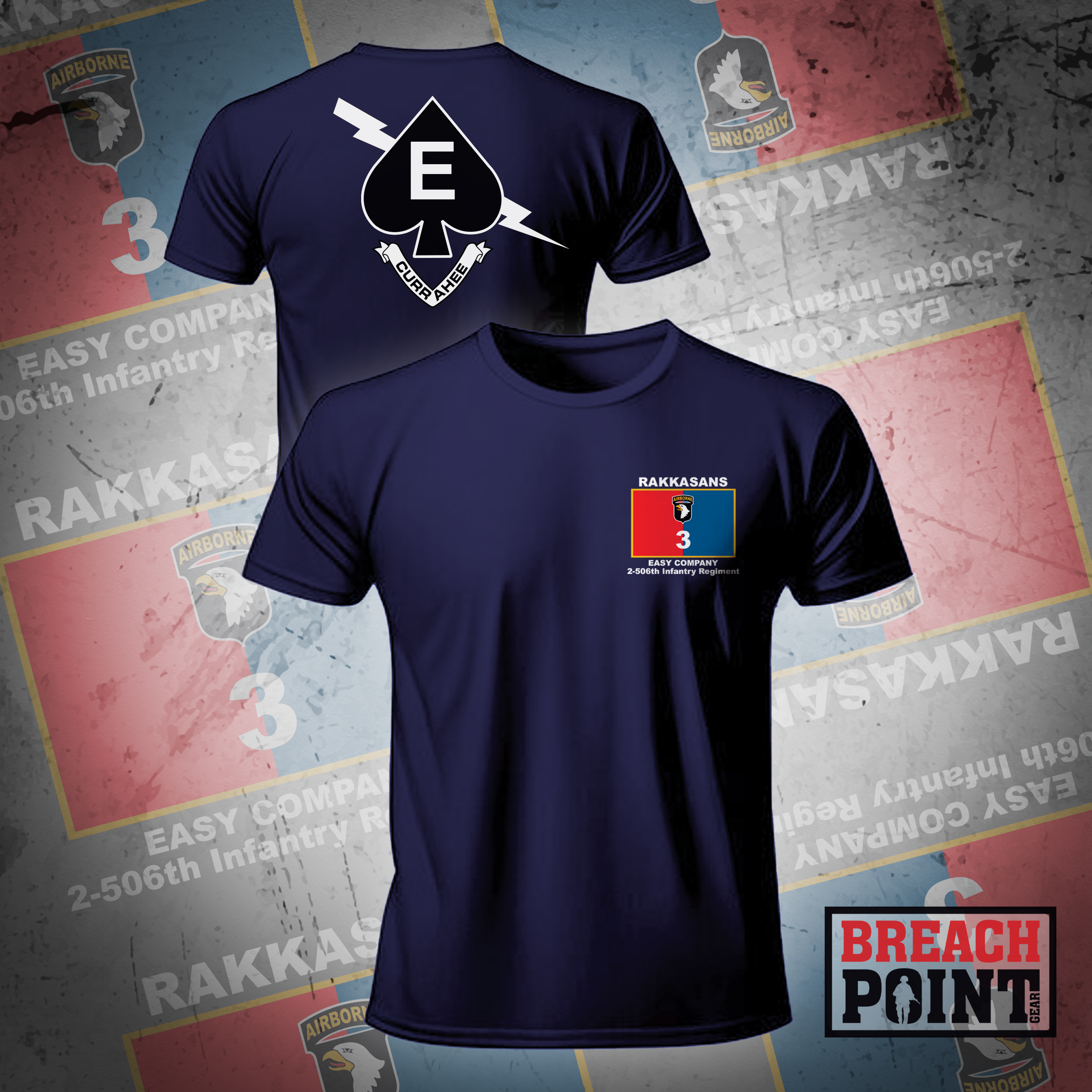 "EASY COMPANY" E/2-506th Infantry Regiment - T-Shirt