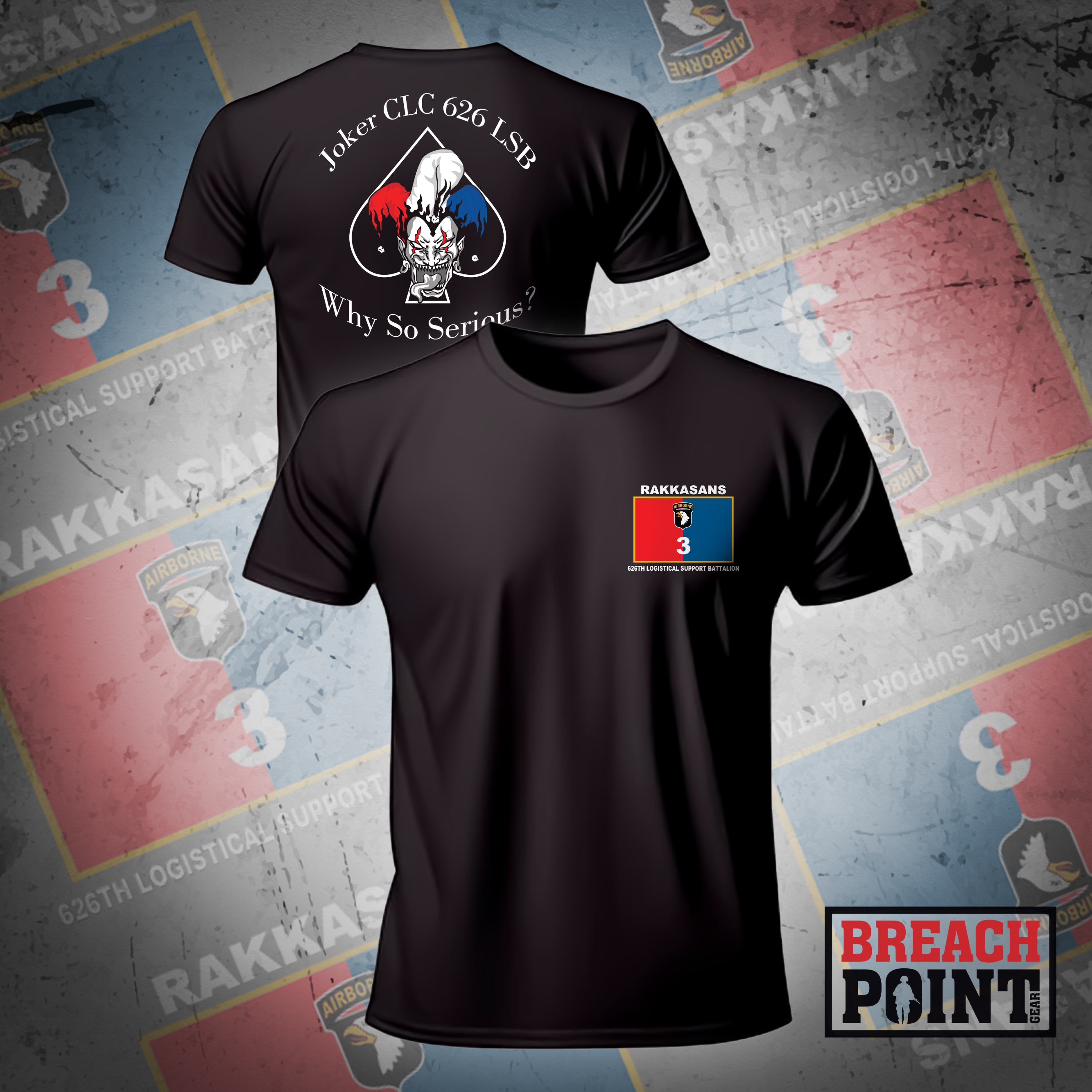 "JOKER" J CLC/626th Light Support Battalion - T-Shirt