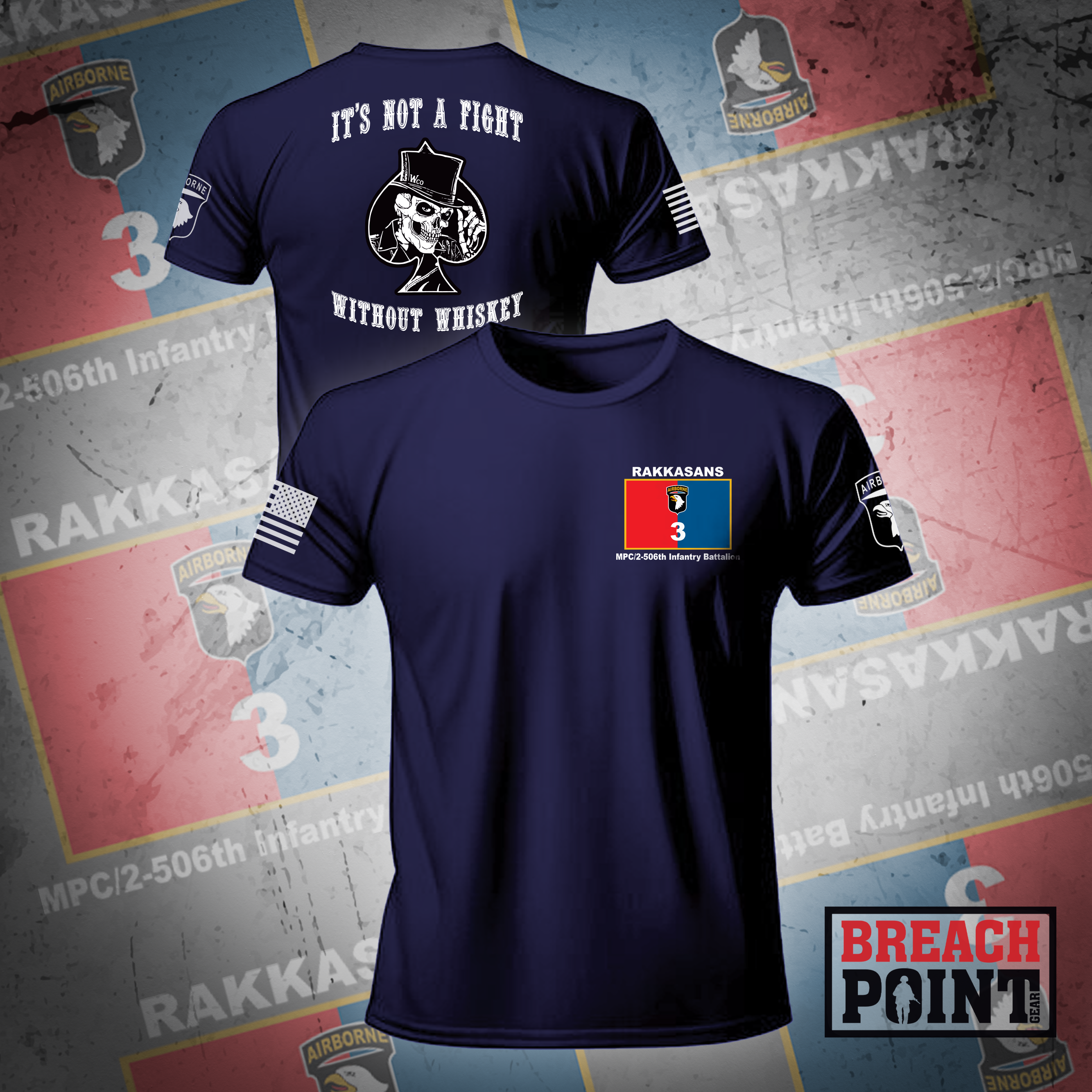 "WHISKEY" MPC/2-506th Infantry Regiment - T-Shirt