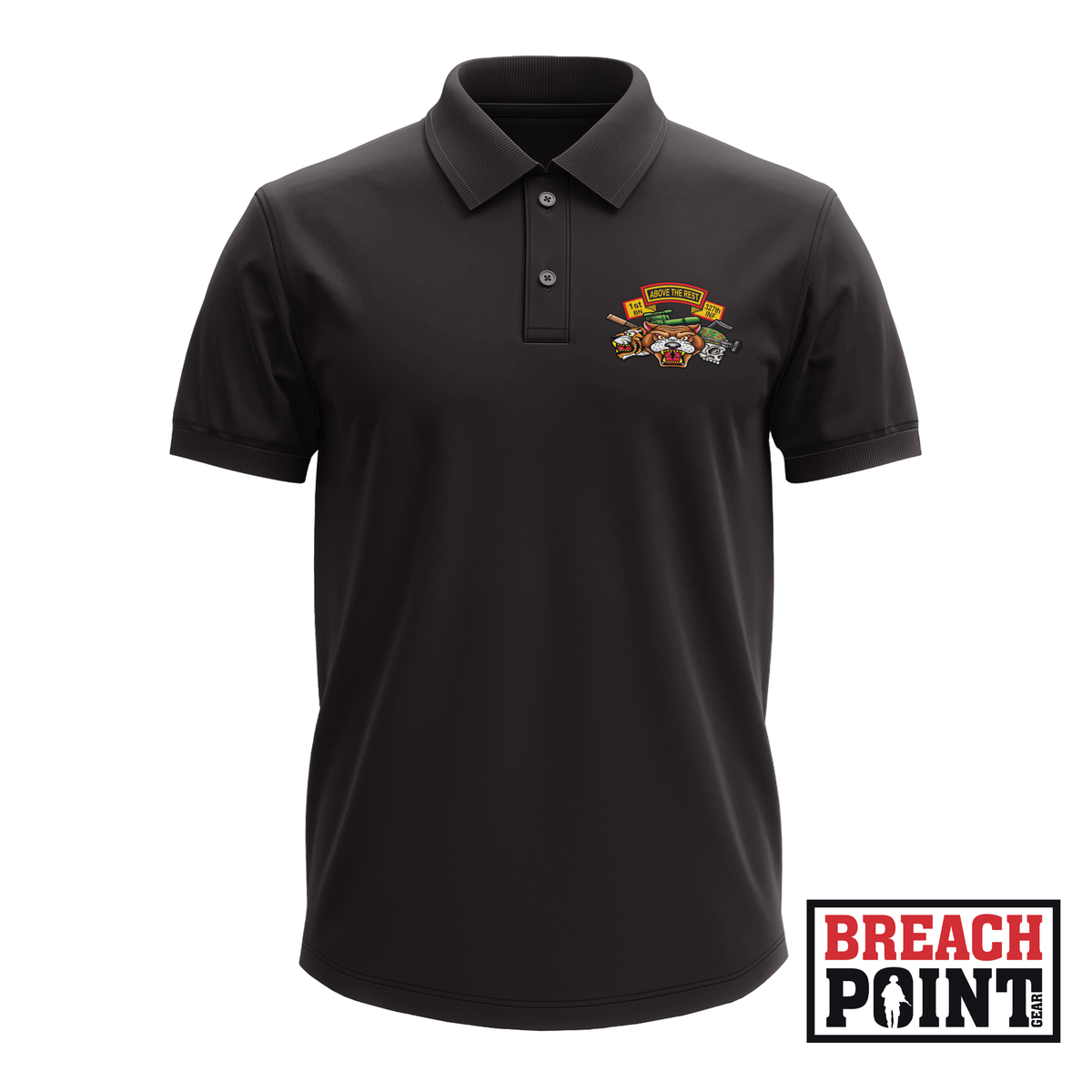 "MADDOG" MPC/1-327th Infantry Regiment - Polo (B172-5)