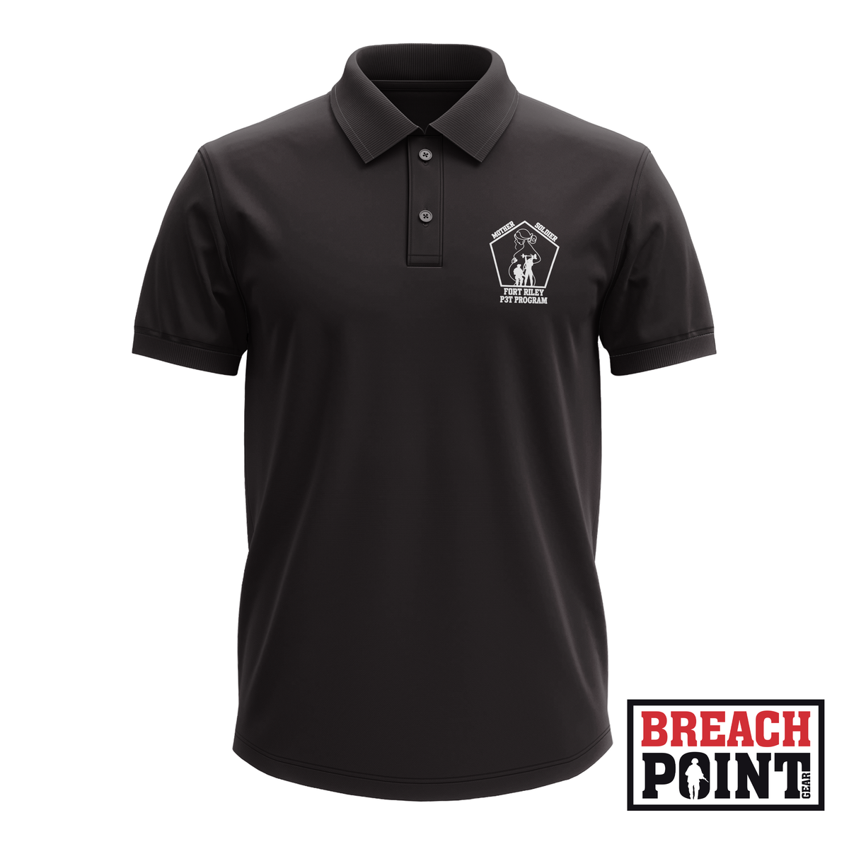 "P3T" Pregnancy and Postpartum Physical Training - Polo (B180-4)