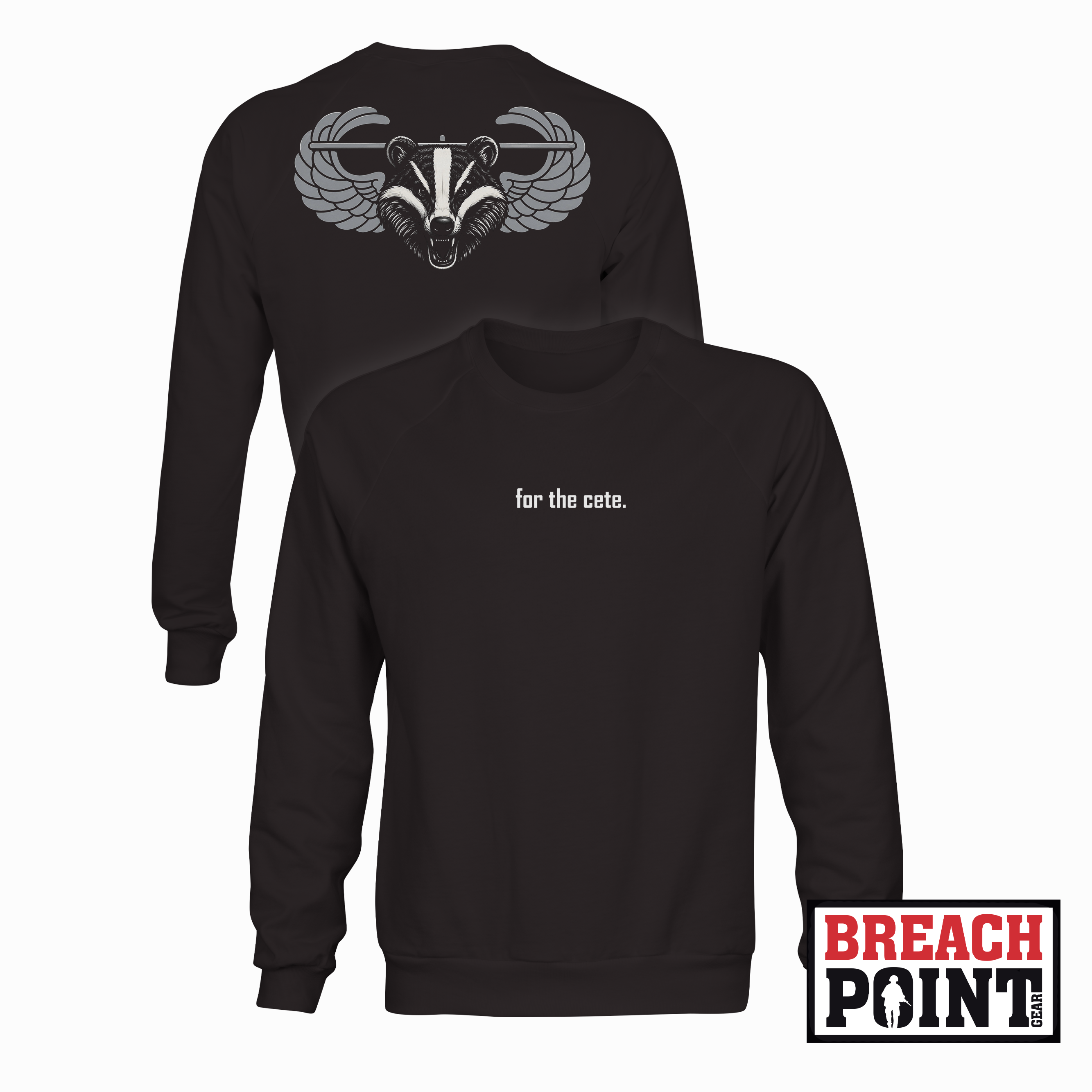 "BADGERS" B/302nd Intelligence and Electronic Warfare Battalion - Sweatshirt (B152-4)