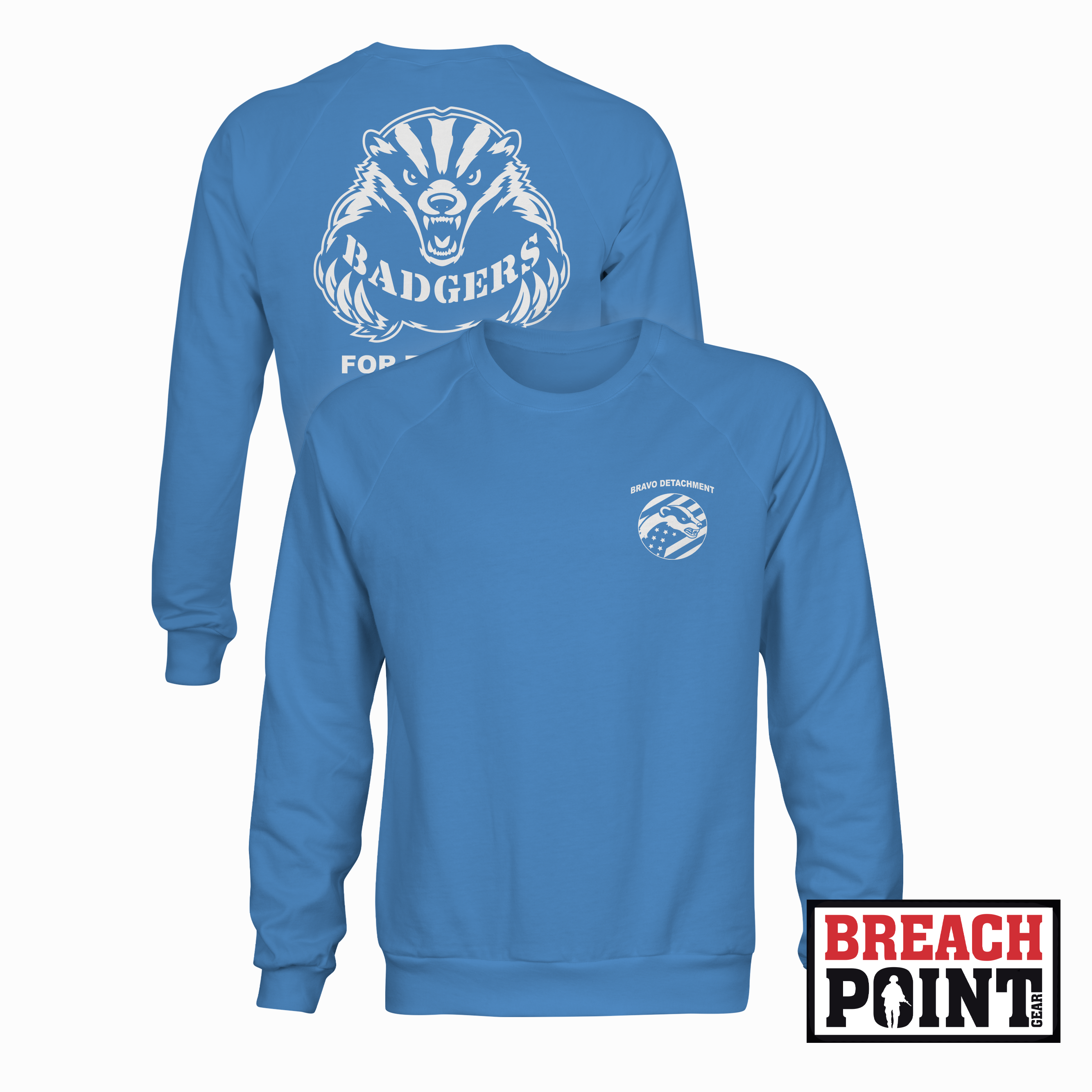 "BADGERS" B/302nd Intelligence and Electronic Warfare Battalion - Sweatshirt (B152-6)