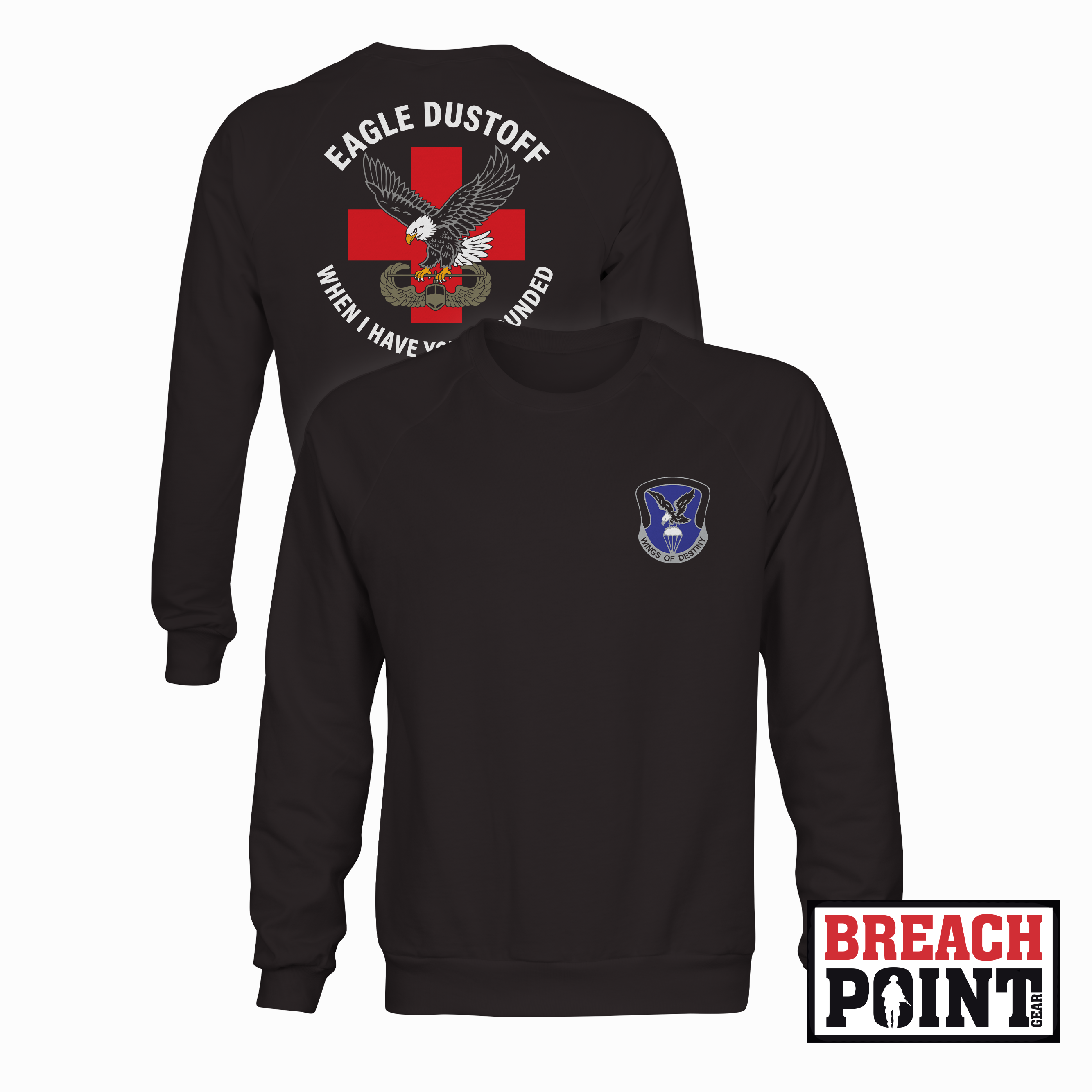 "EAGLE DUSTOFF" F/6-101st Combat Aviation Battalion - Sweatshirt (B139-2)