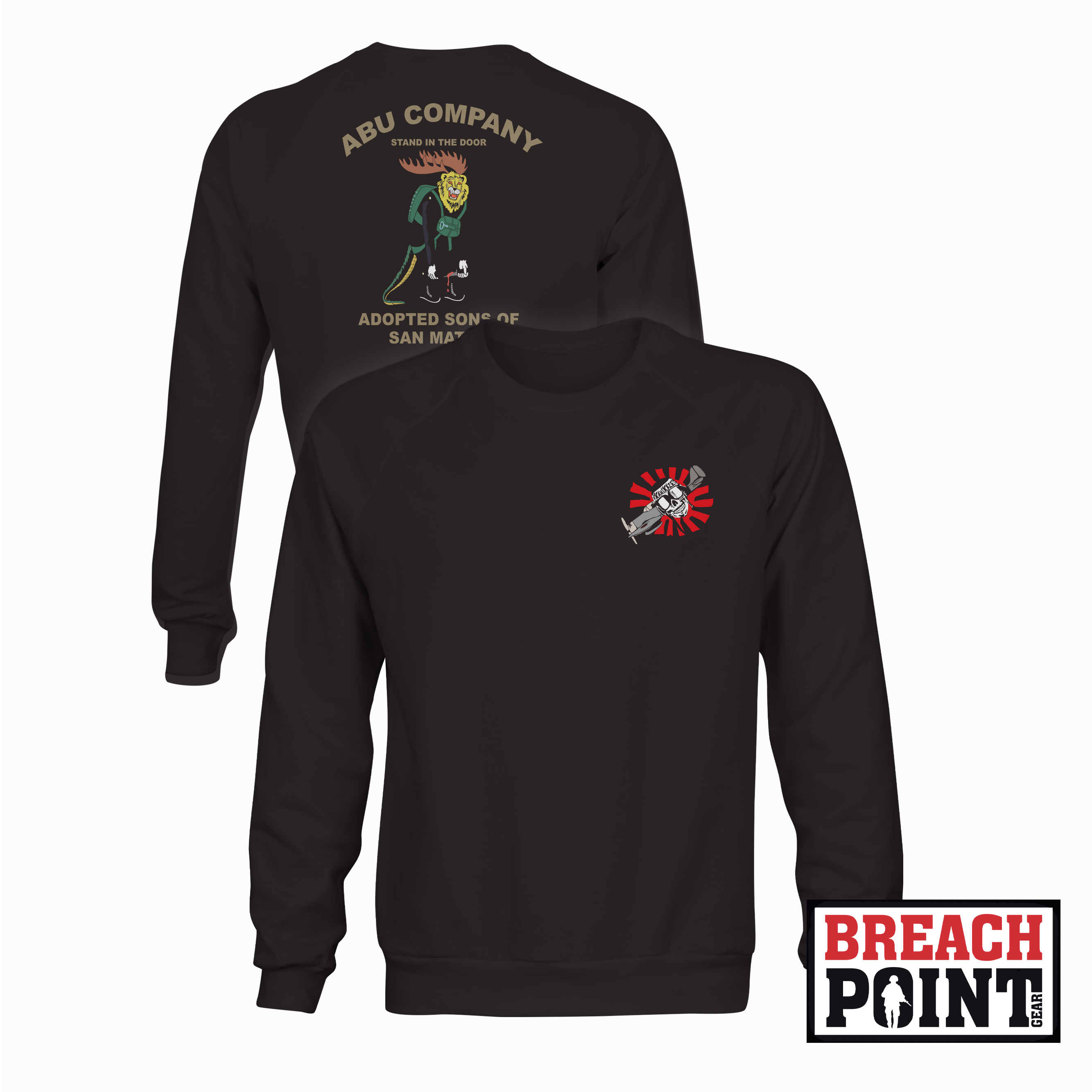 "KAMIKAZE" 3/A/1-327th Infantry Regiment - Sweatshirt (B125-2)