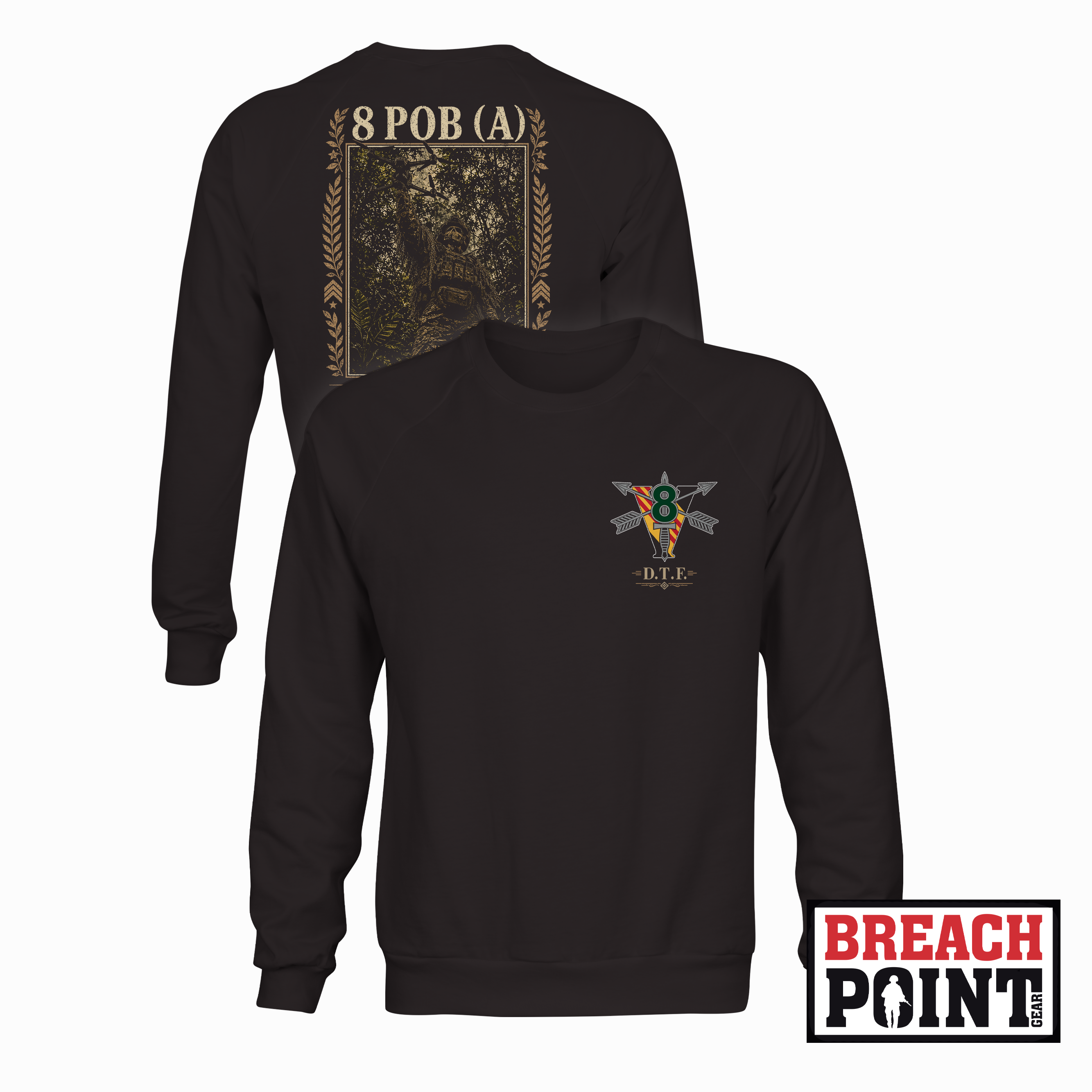 "PHANTOMS" A/8th Psychological Operations Battalion - Sweatshirt (B145-1)