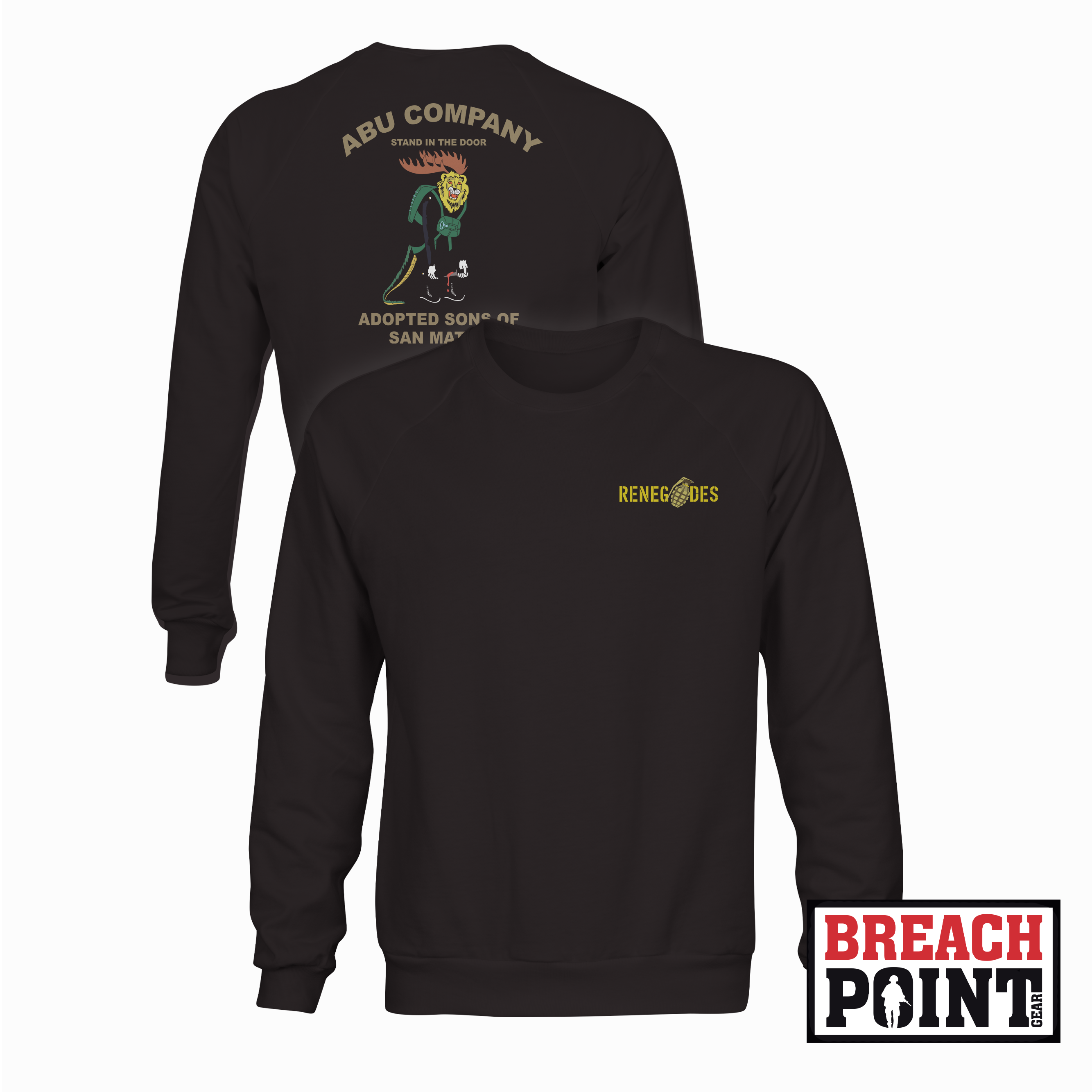 "RENEGADES" 1/A/1-327th Infantry Regiment - Sweatshirt (B123-2)