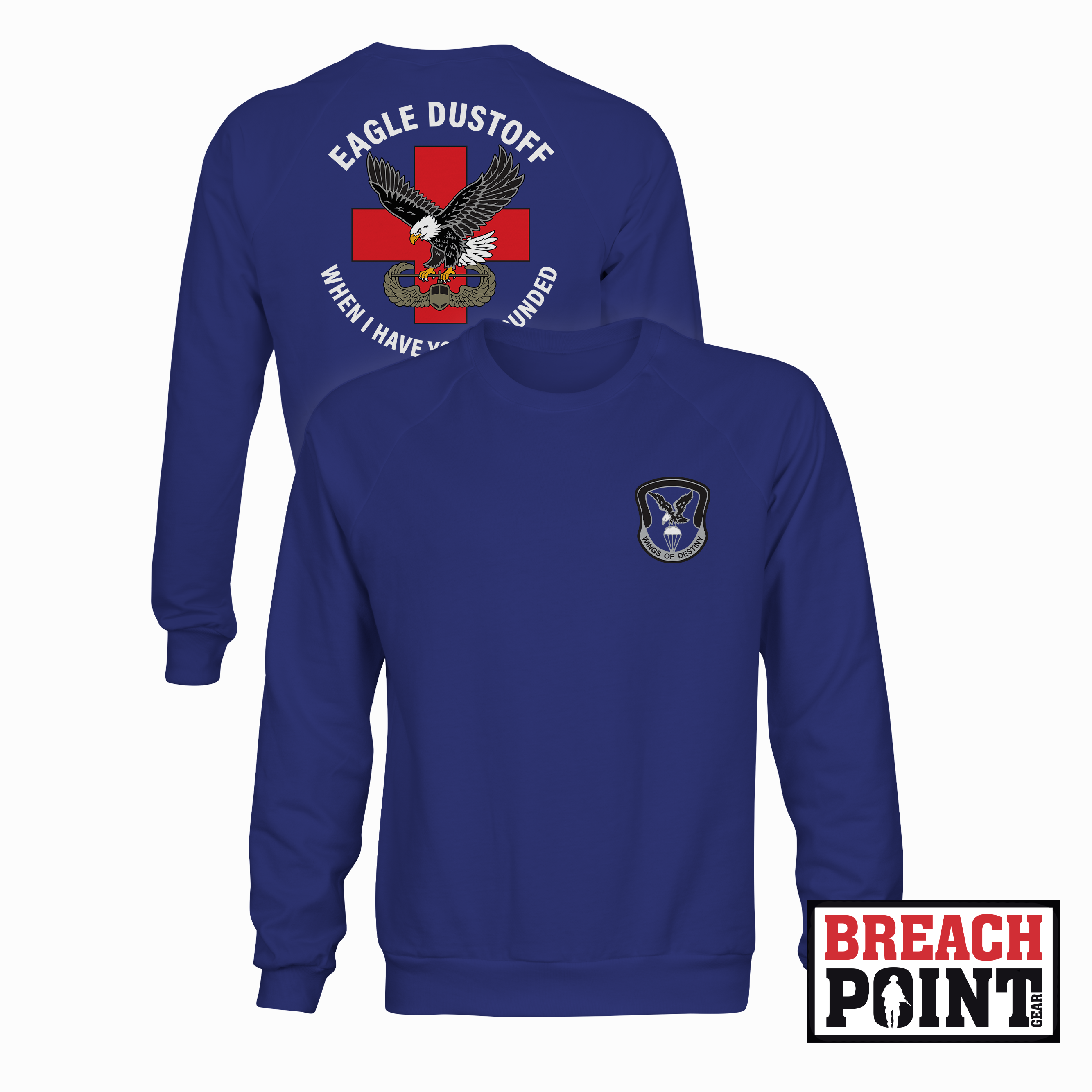 "EAGLE DUSTOFF" F/6-101st Combat Aviation Battalion - Sweatshirt (B139-1)