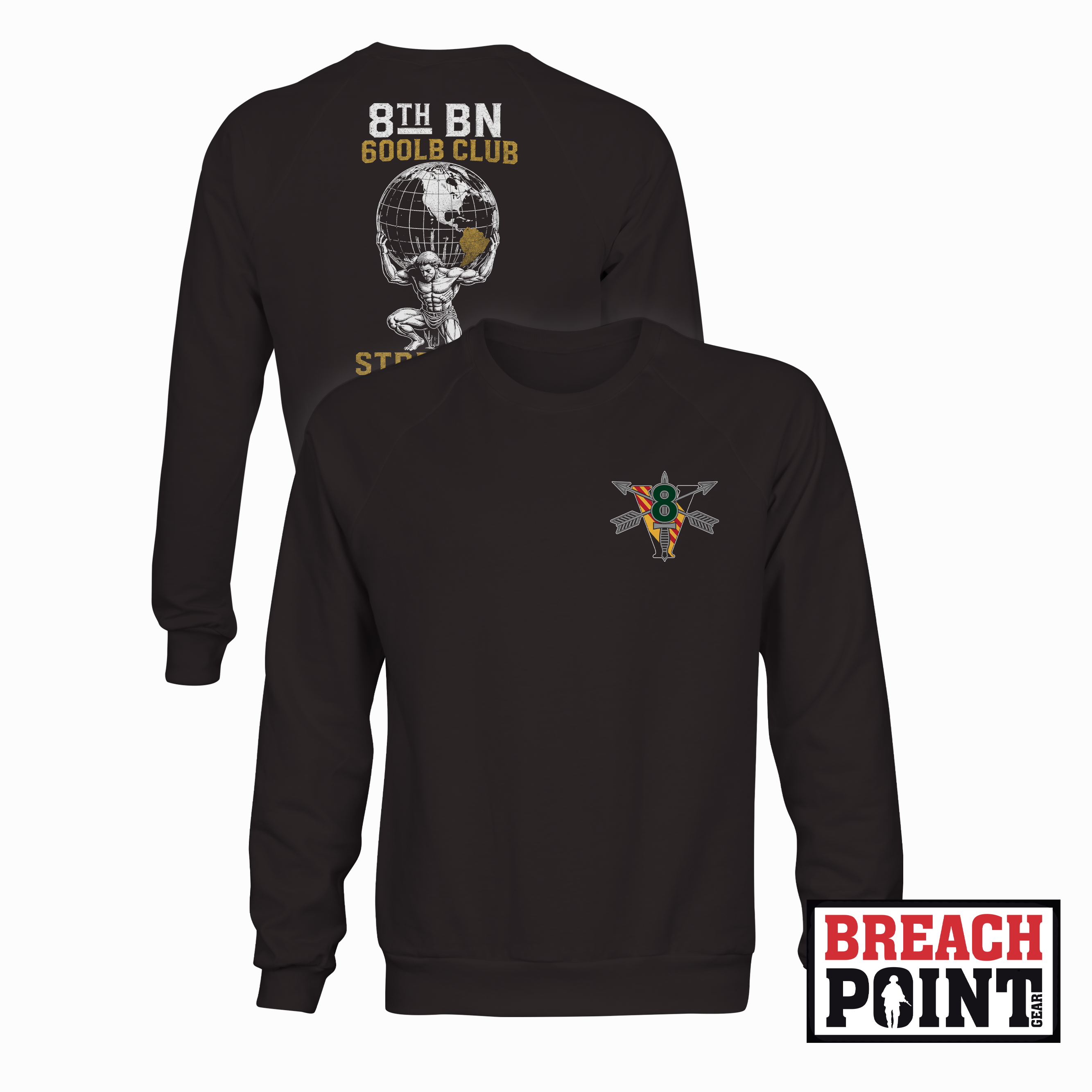 "PHANTOMS" A/8th Psychological Operations Battalion - Sweatshirt (B145-4)