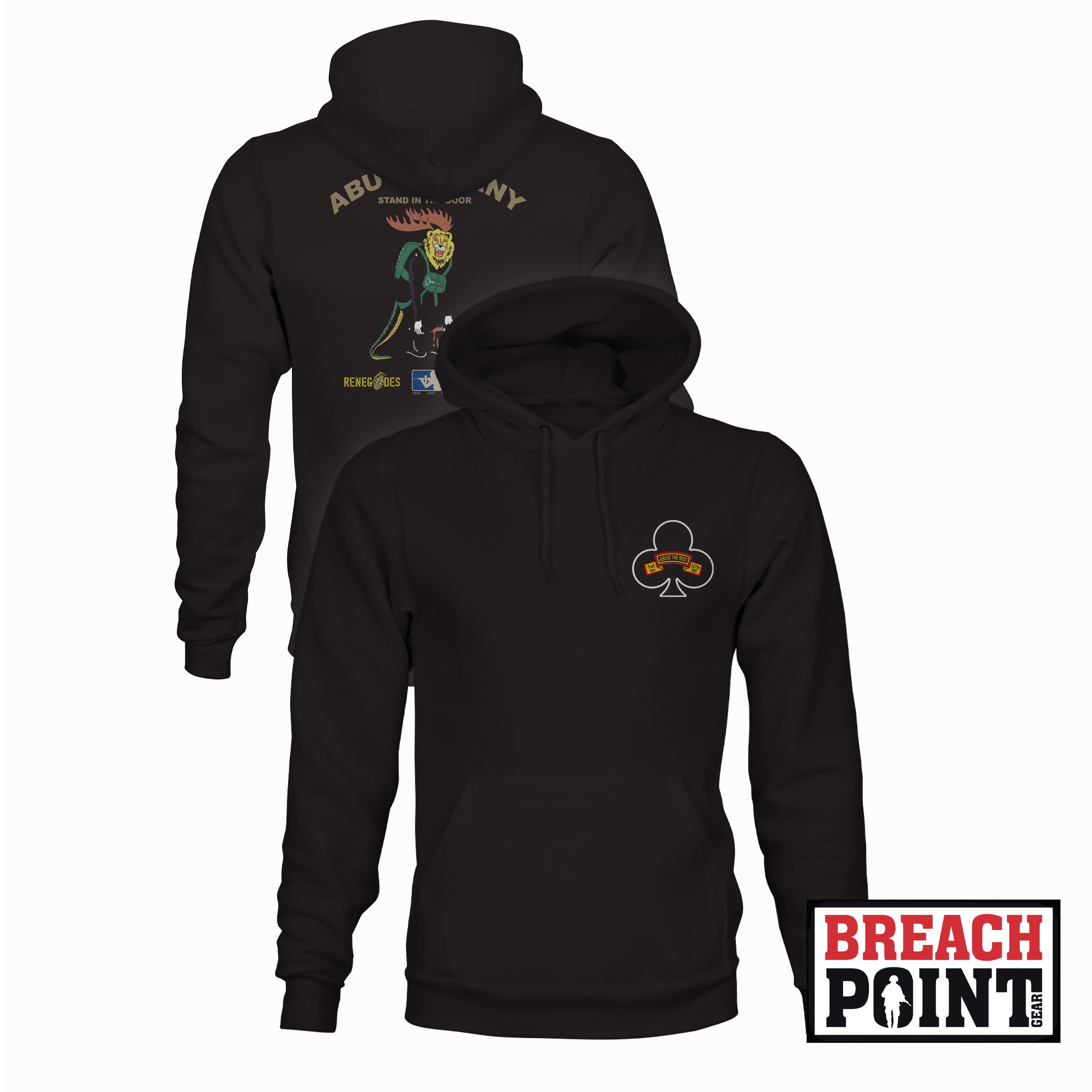 "ABU" A/1-327th Infantry Regiment - Hoodie (B122-1)