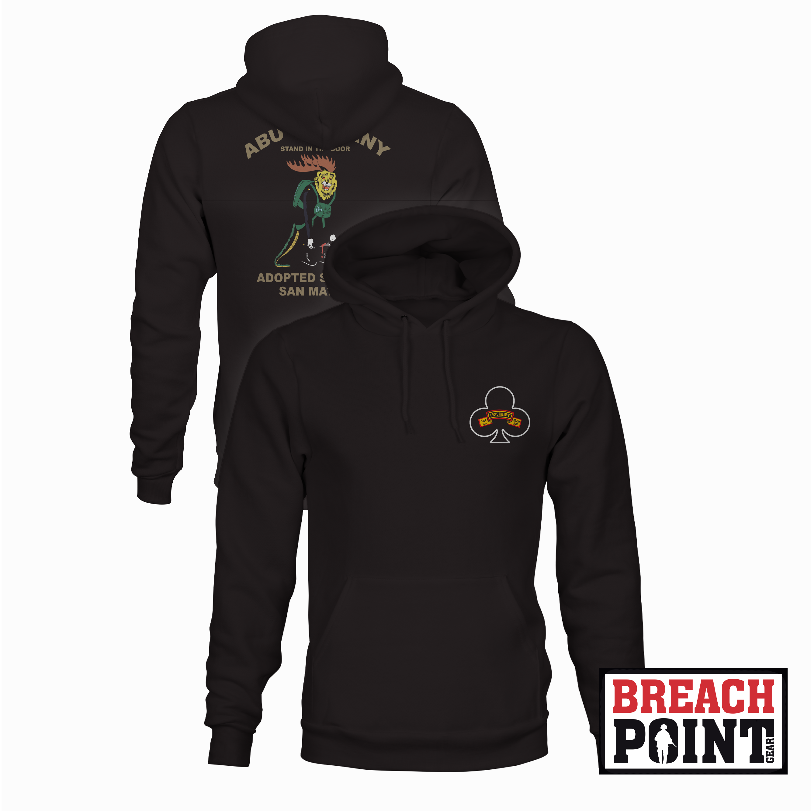 "ABU" A/1-327th Infantry Regiment - Hoodie (B122-2)