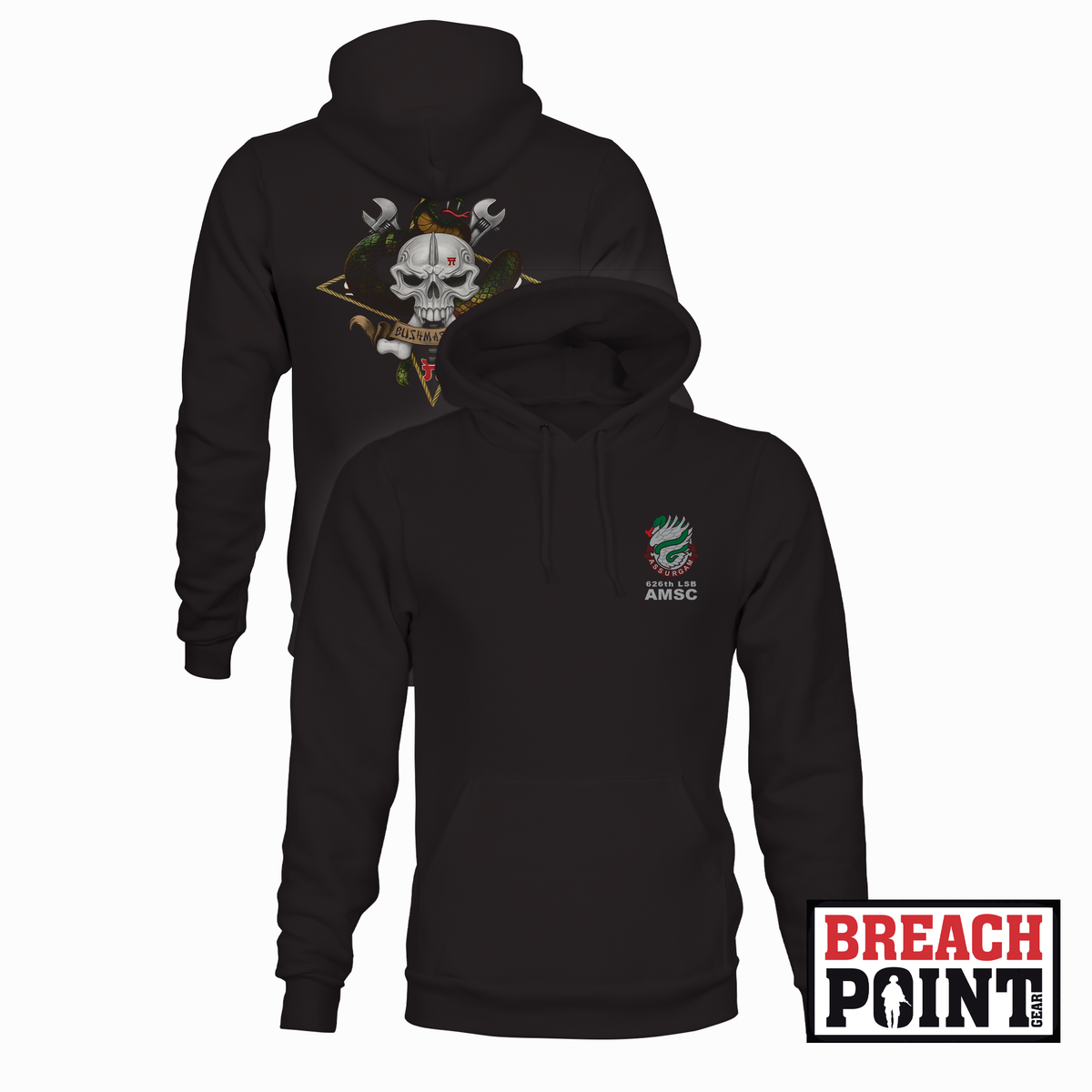 "BUSHMASTERS" A/626th Light Support Battalion - Hoodie (B83-2)