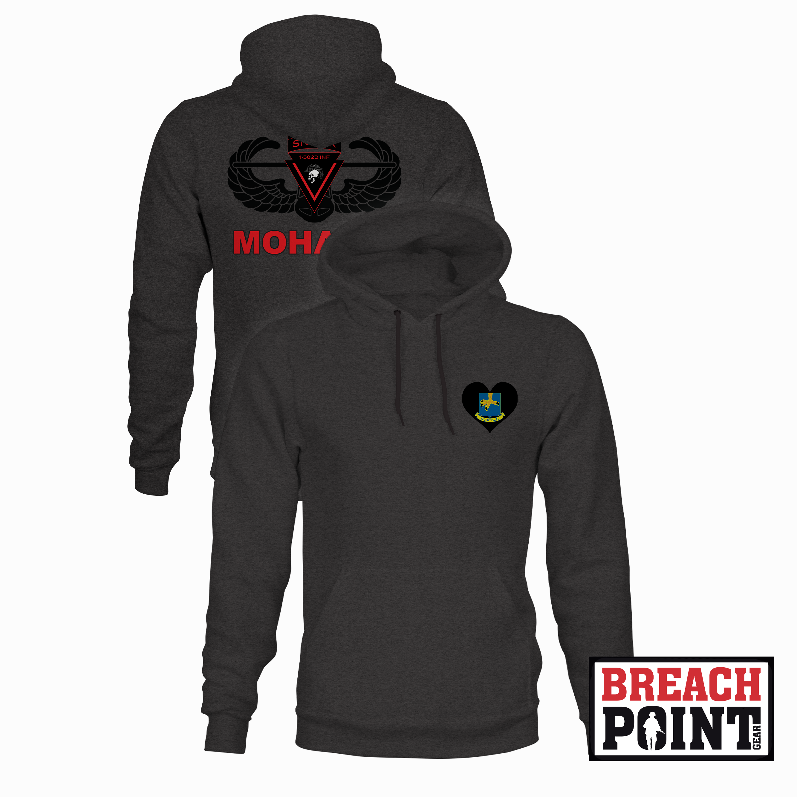 "MOHAWK" MPC/1-502nd Infantry Regiment - Hoodie (B132)