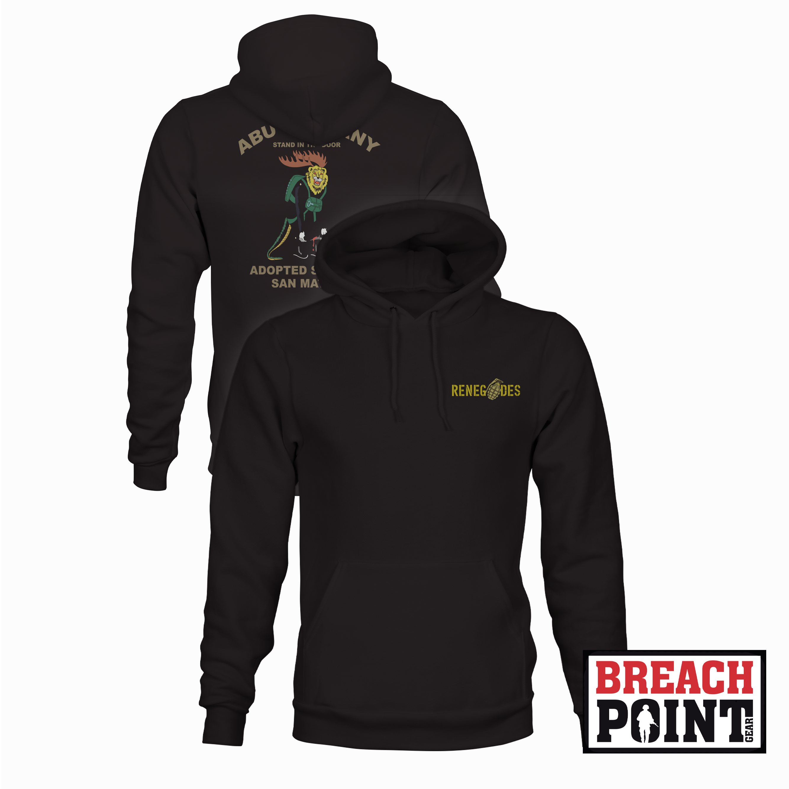 "RENEGADES" 1/A/1-327th Infantry Regiment - Hoodie (B123-2)