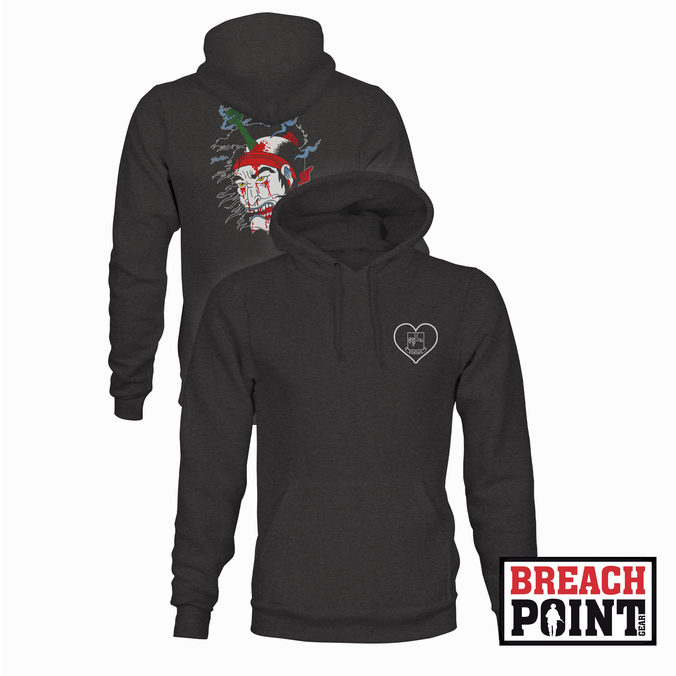 "RONIN" Mortars/MPC/1-502nd Infantry Regiment - Hoodie (B95-2)