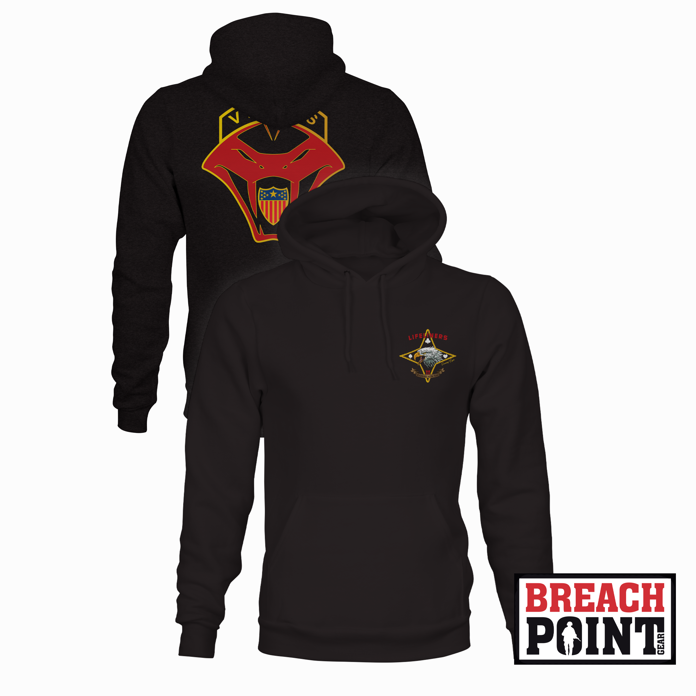 "VIPERS" 101st Human Resources Company - Hoodie (B135)