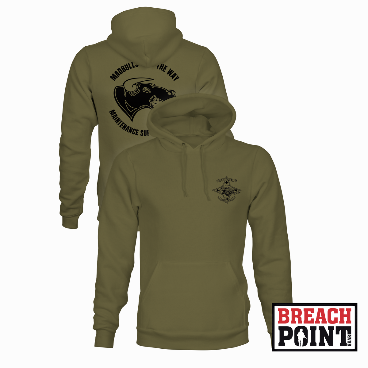 "MADBULLS" MSC/526th Light Support Battalion - Hoodie (B181-2)