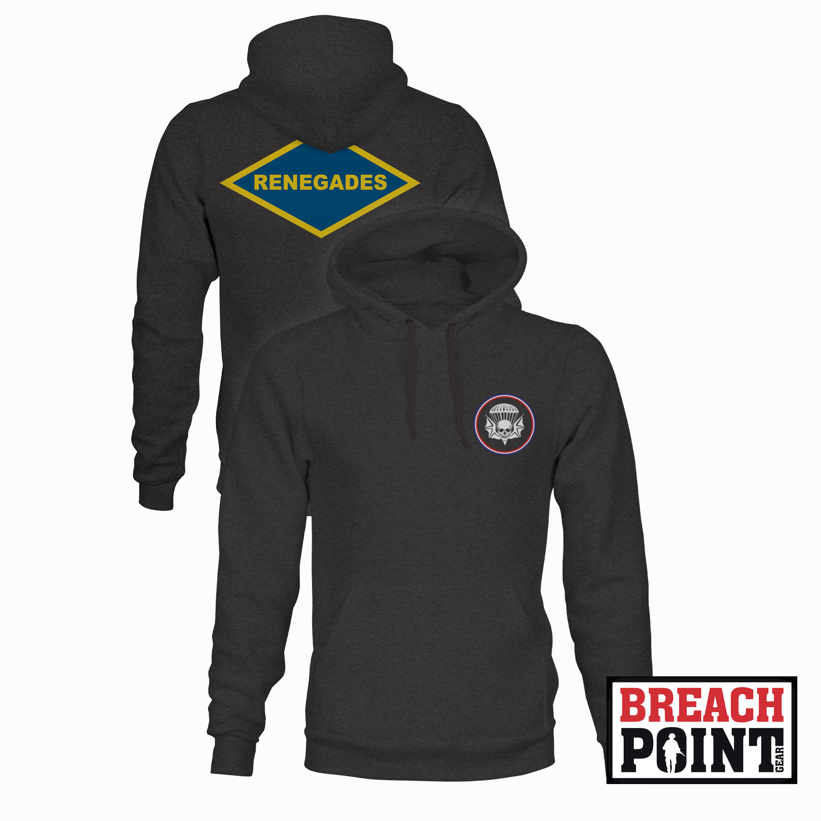 "RENEGADES" B/2-502nd Infantry Regiment - Hoodie (B87-2)
