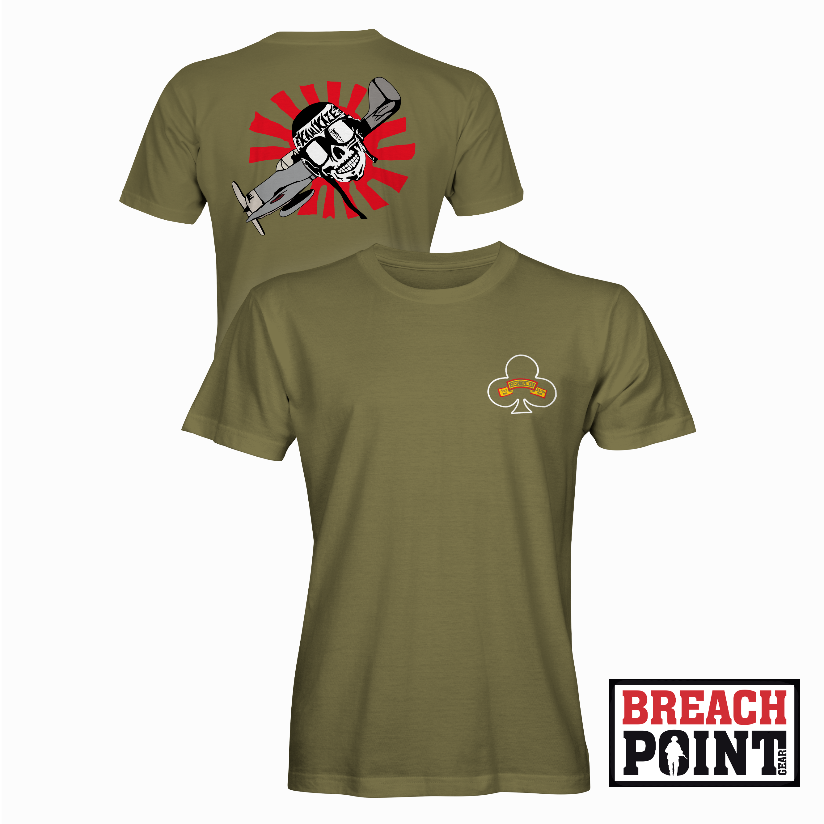 "KAMIKAZE" 3/A/1-327th Infantry Regiment - Military Tee (B125-3)