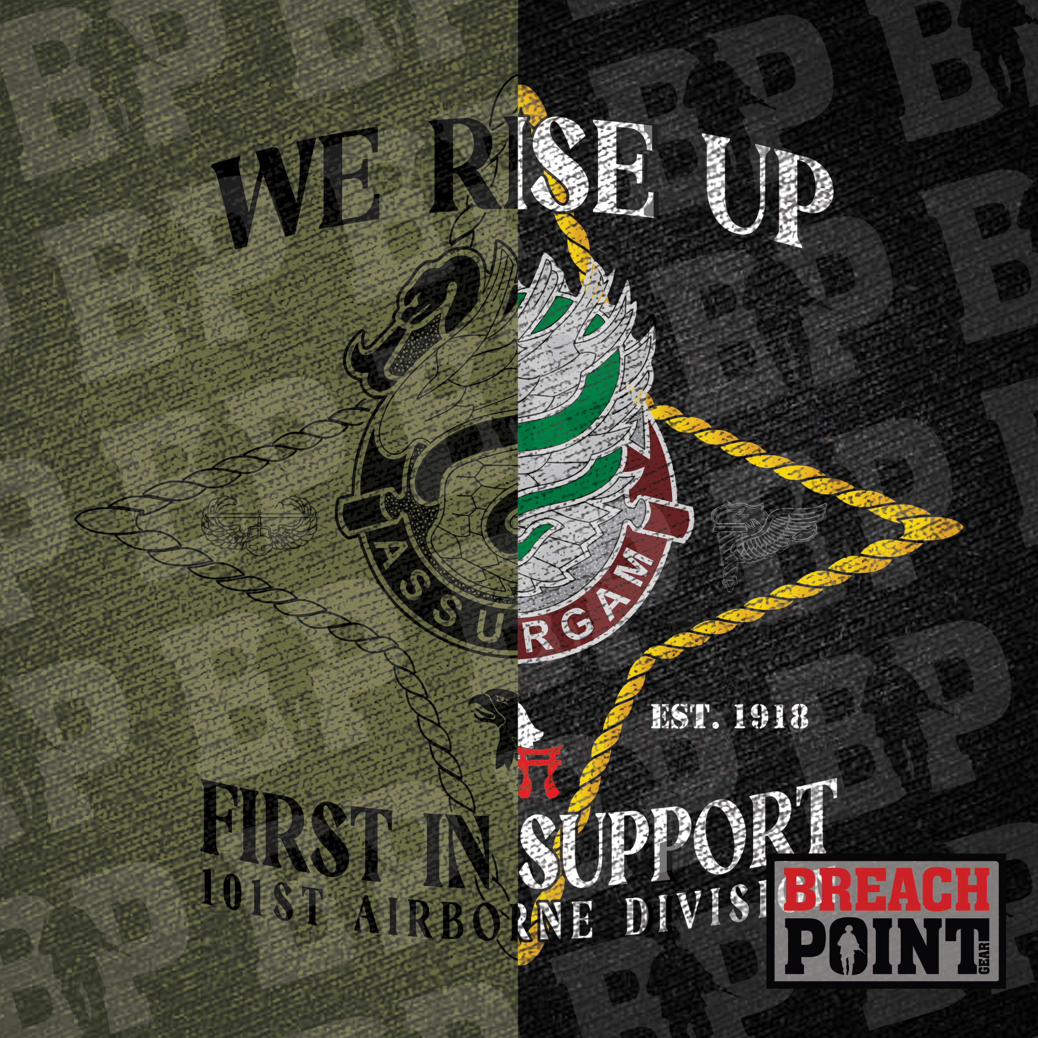 "ASSURGAM" 626th Light Support Battalion - T-Shirt (A22)