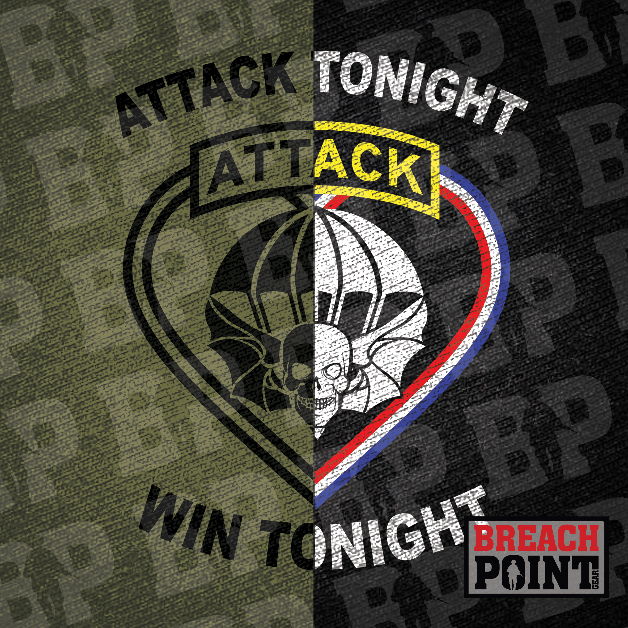 "ATTACK" A/2-502nd Infantry Regiment - T-Shirt (1)