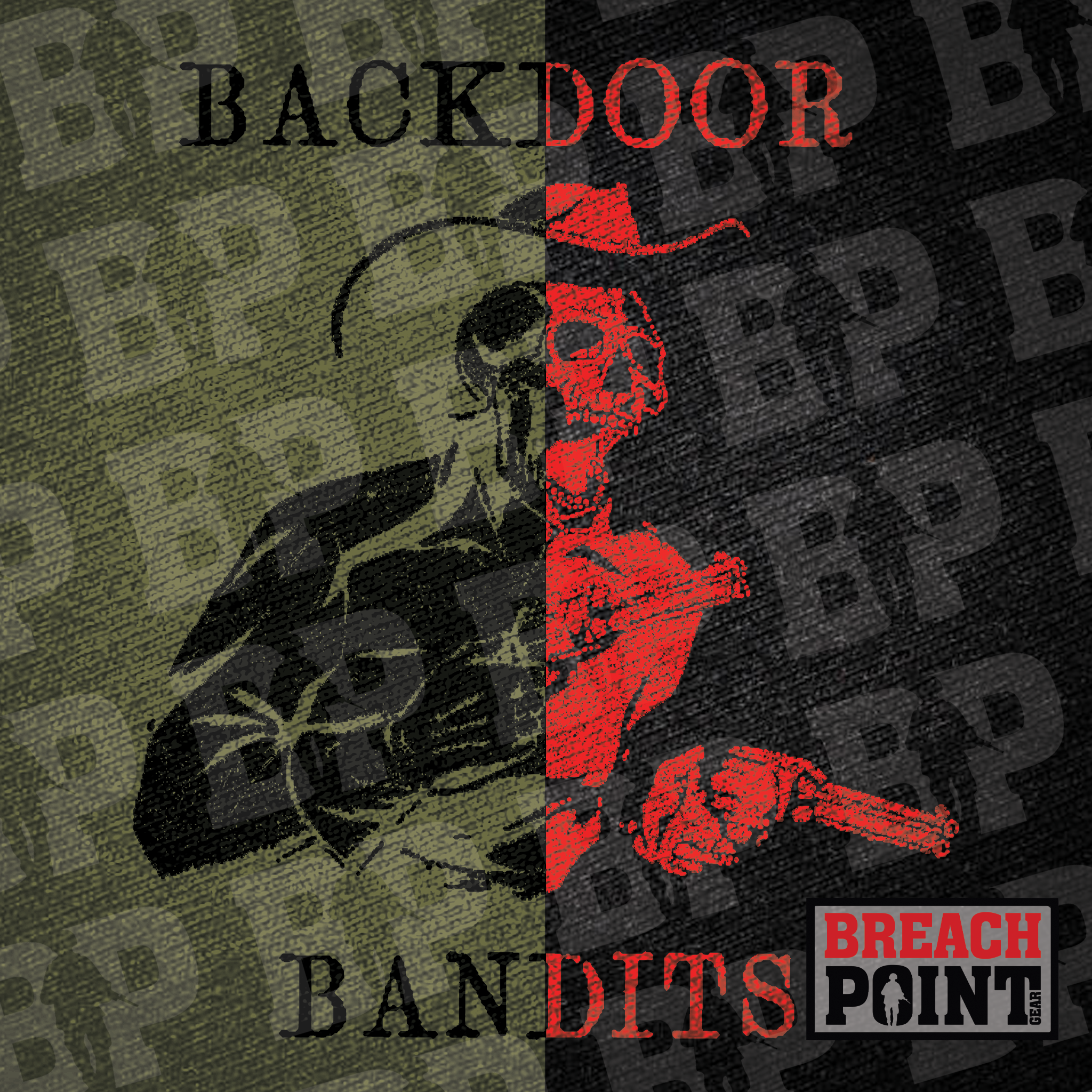 "BACKDOOR BANDITS" 1/C/1-502nd Infantry Regiment - Sweatshirt (B165-1)