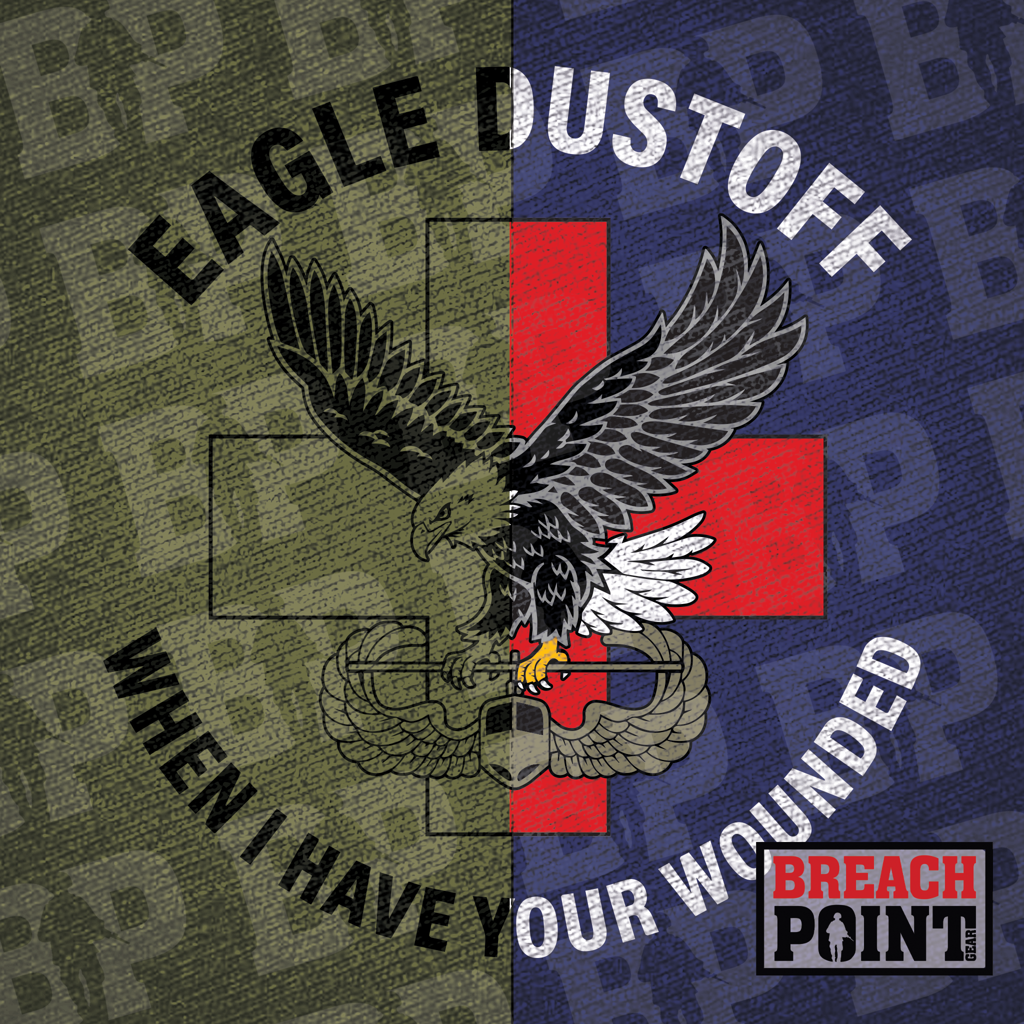 "EAGLE DUSTOFF" F/6-101st Combat Aviation Battalion - Sweatshirt (B139-1)
