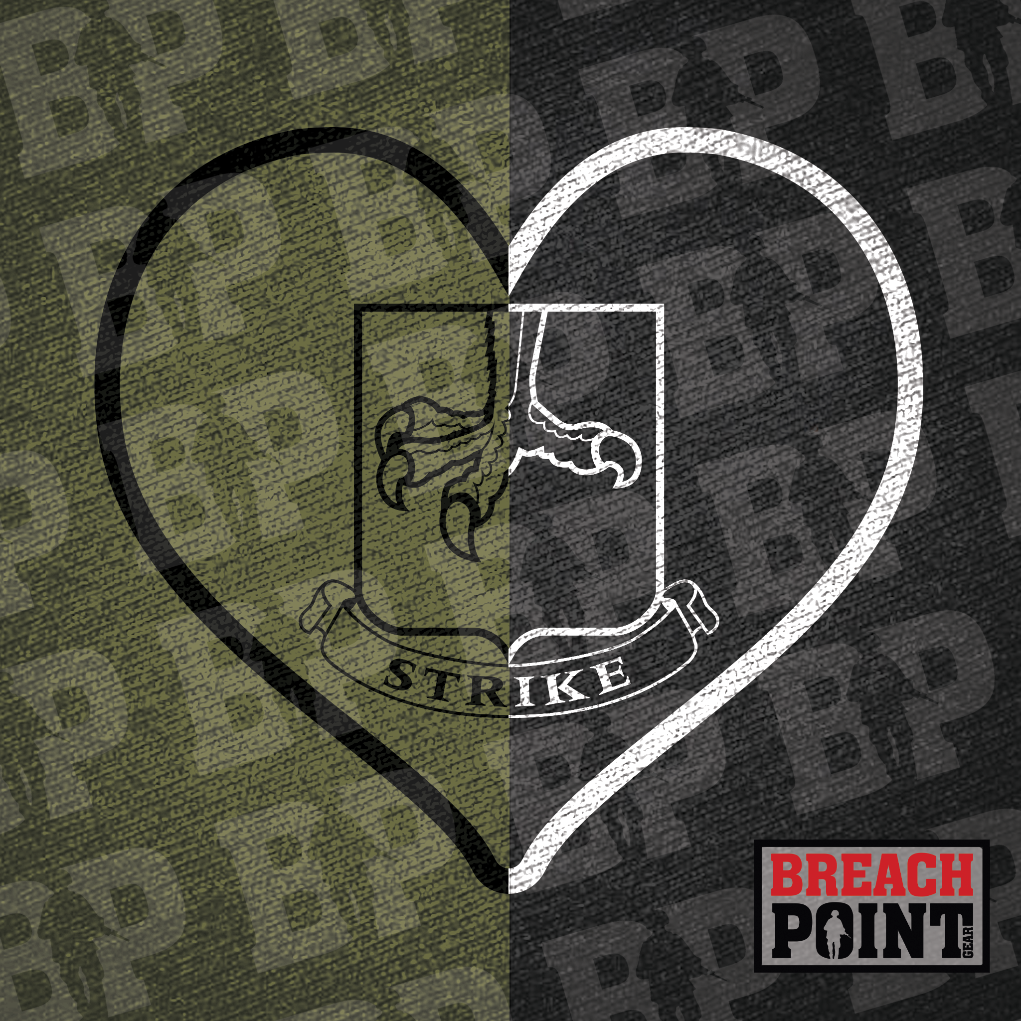 "FIRST STRIKE" 1-502nd Infantry Regiment - Sweatshirt (A10-2)