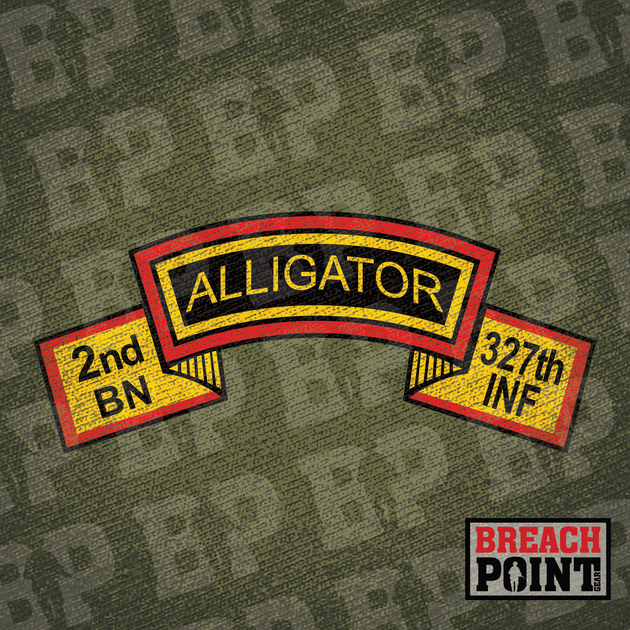 "KAOS" 1/A/2-327th Infantry Regiment - Military Tee (B101-2)