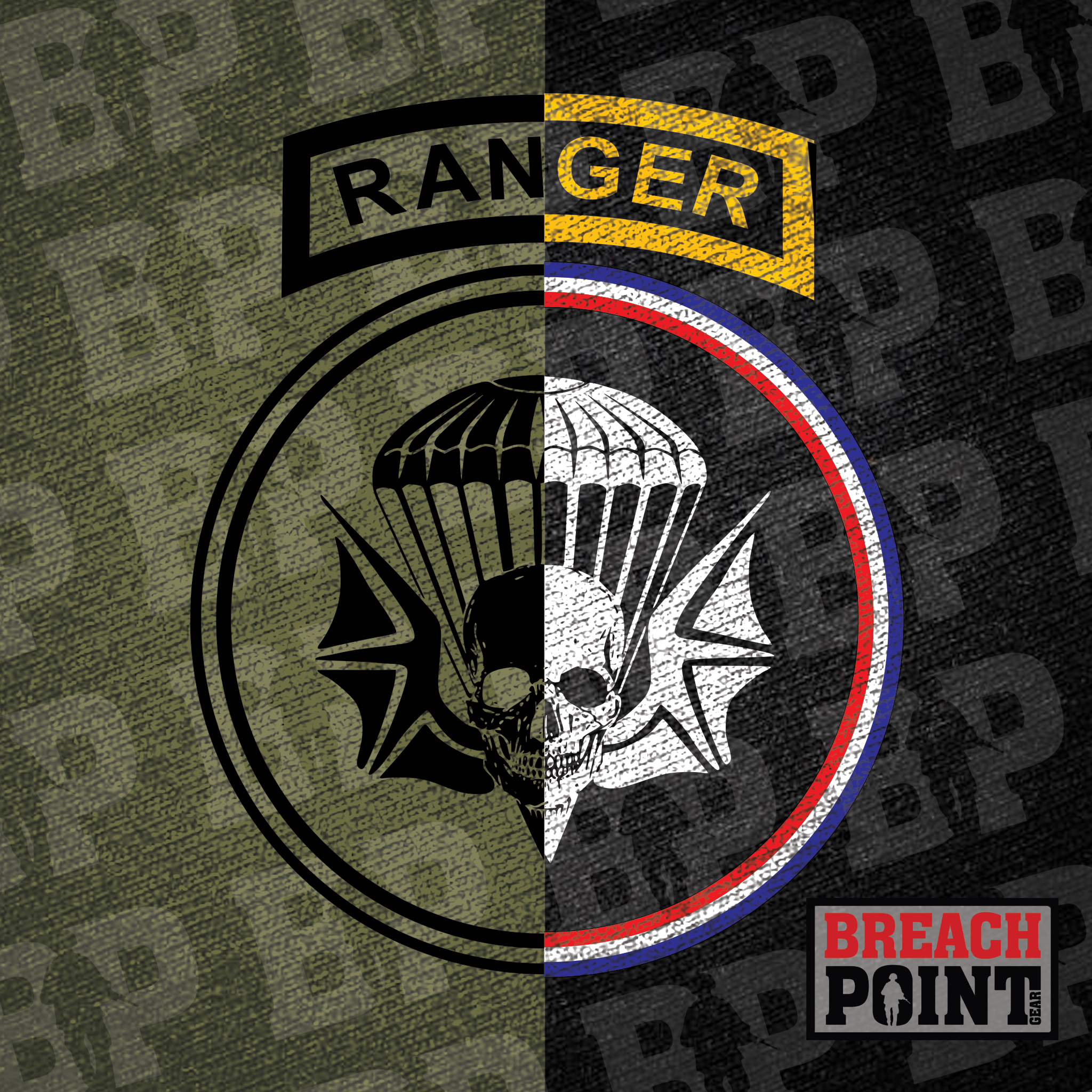 "HARDROCK" A/1-502nd Infantry Regiment - T-Shirt (B40)