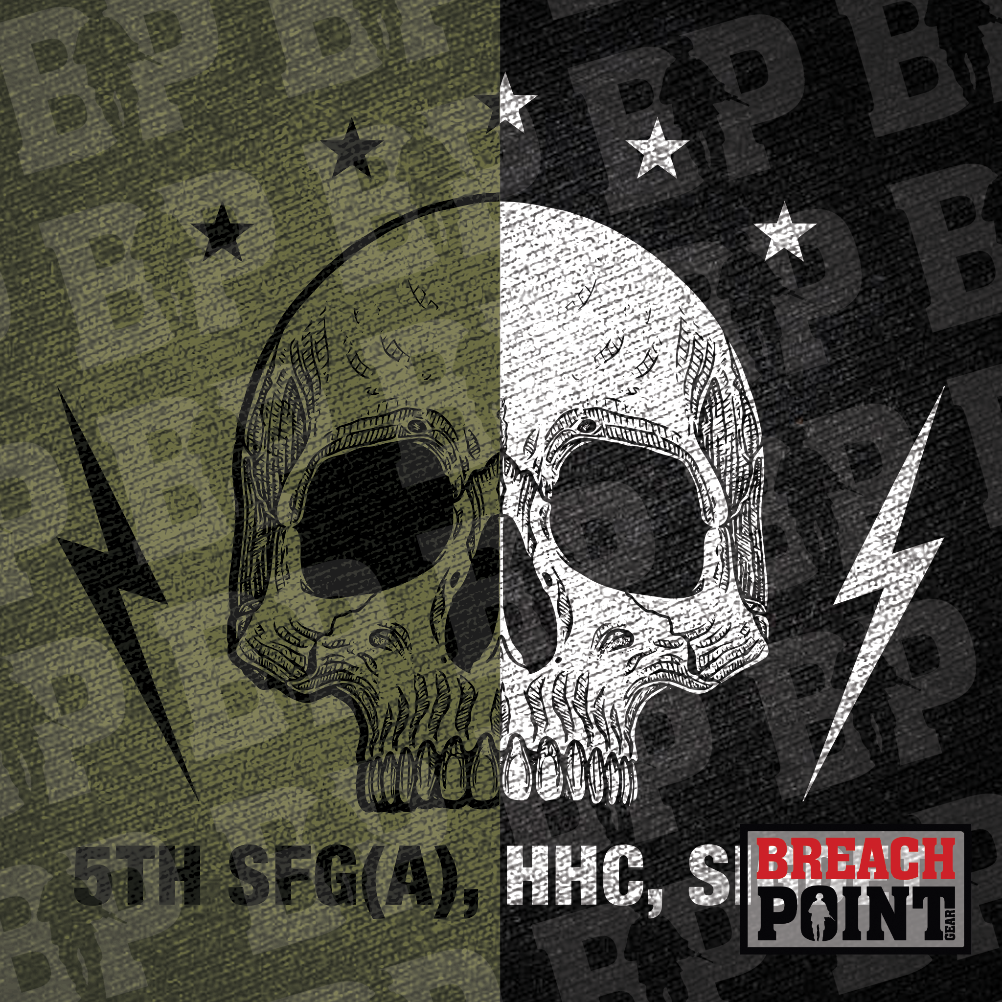 "HHC SIGDET" SIGDET HHC/5th SFG (A) - Hoodie (B163)
