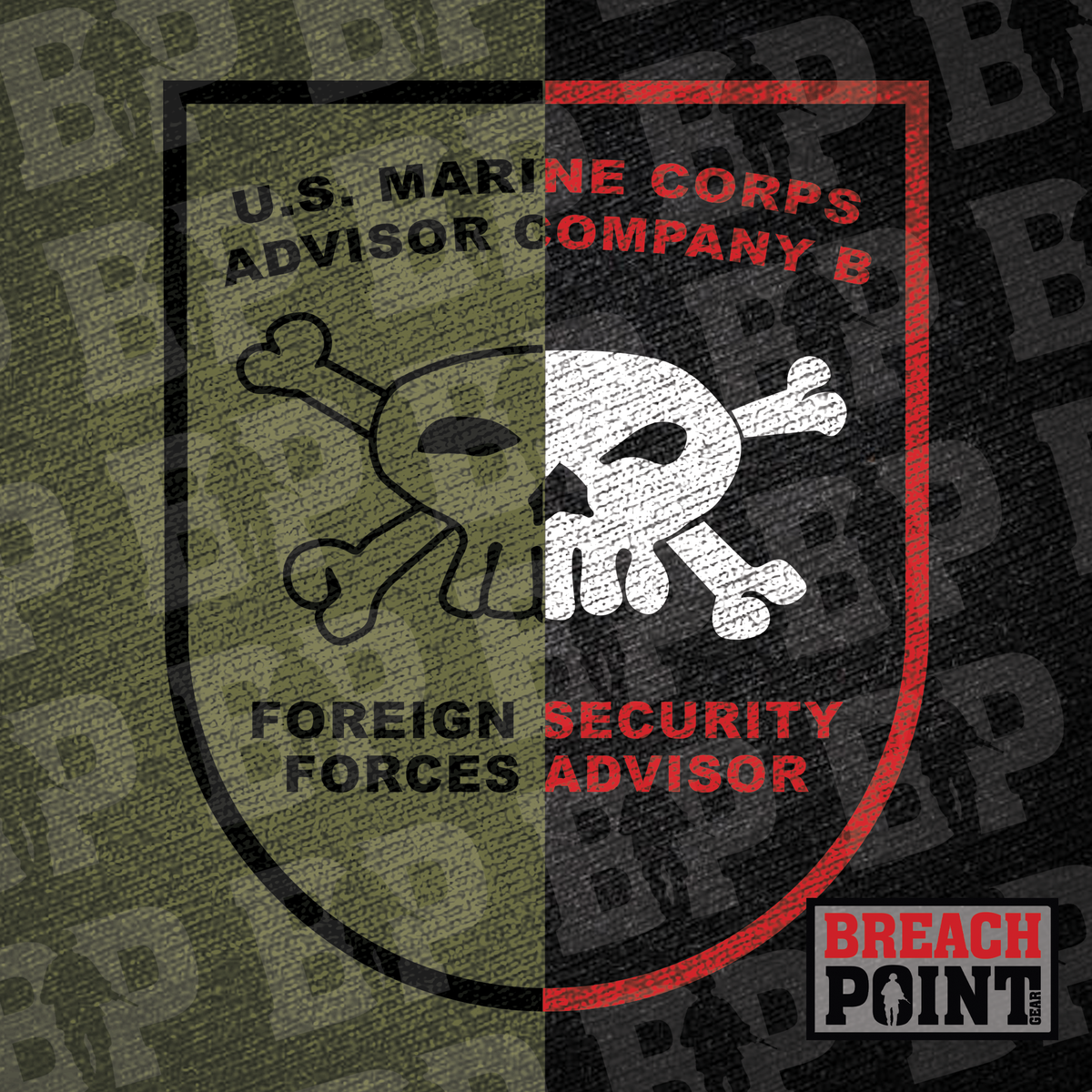 "MCAC-B" B/Marine Corps Advisor Company - Sweatshirt (B173-4)