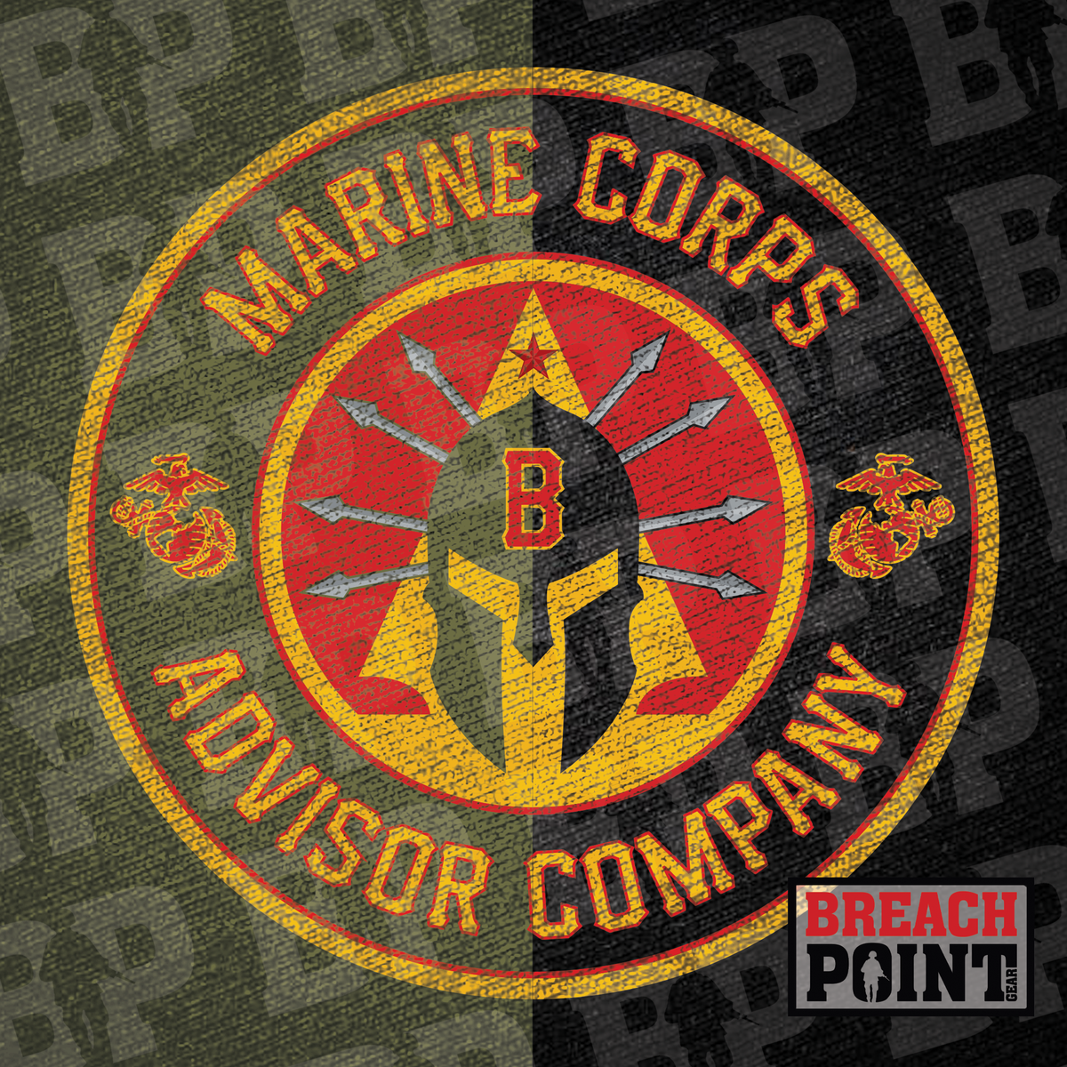 "MCAC-B" B/Marine Corps Advisor Company - Hoodie (B173-7)