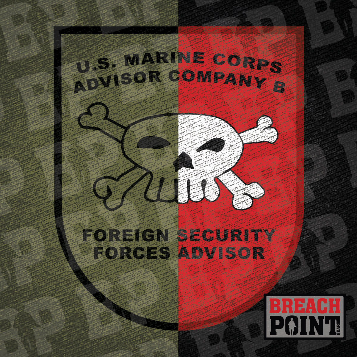 "MCAC-B" B/Marine Corps Advisor Company - Hoodie (B173-1)