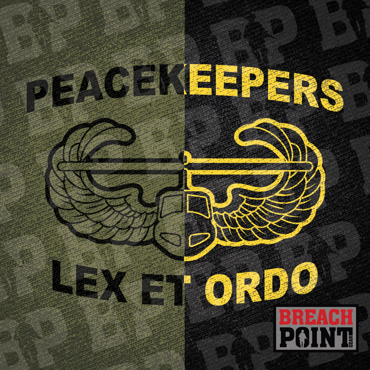 "PEACEKEEPERS" 716th Military Police Battalion - Sweatshirt (A39-1)