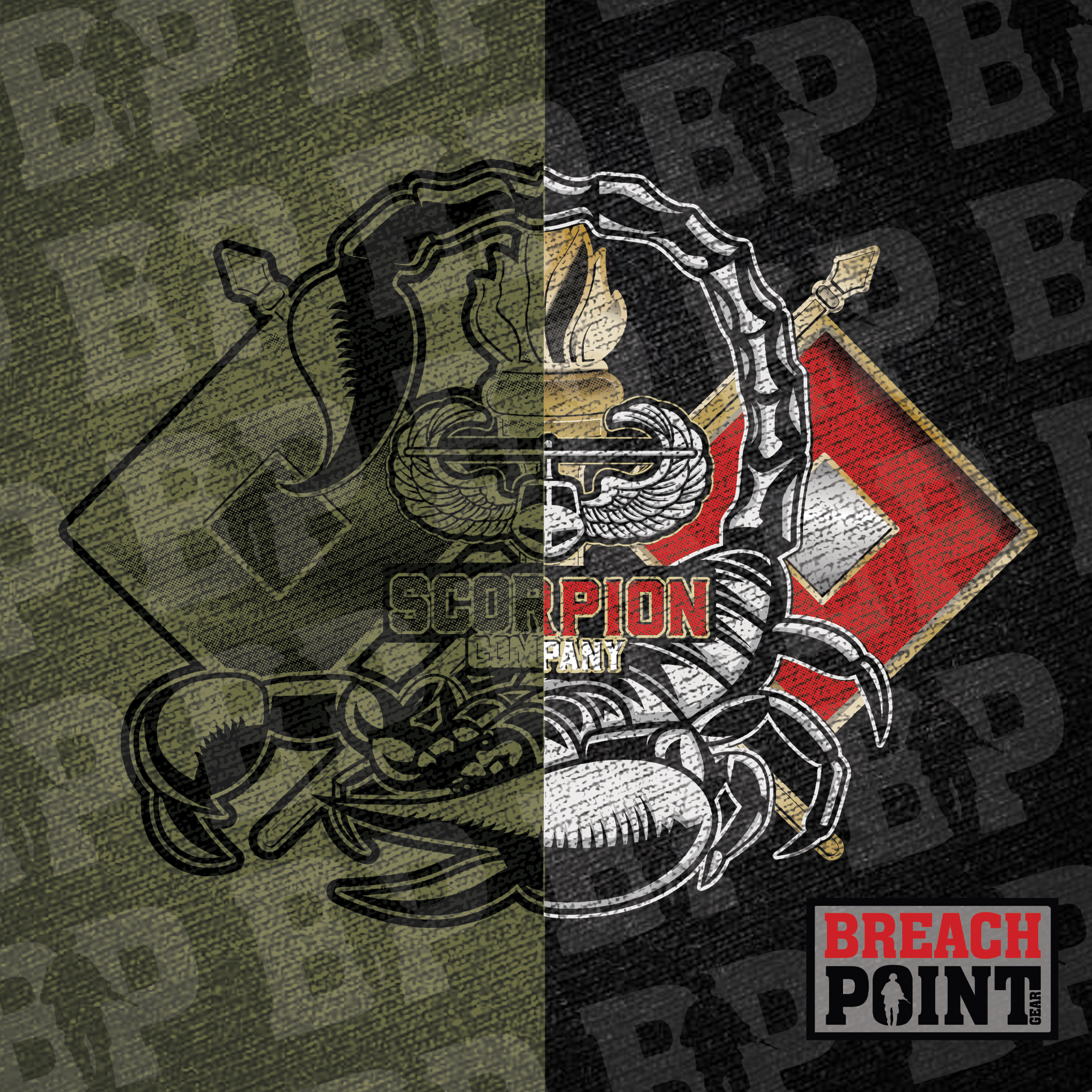 "SCORPION" B/21st Division Signal Battalion - Sweatshirt (B117)