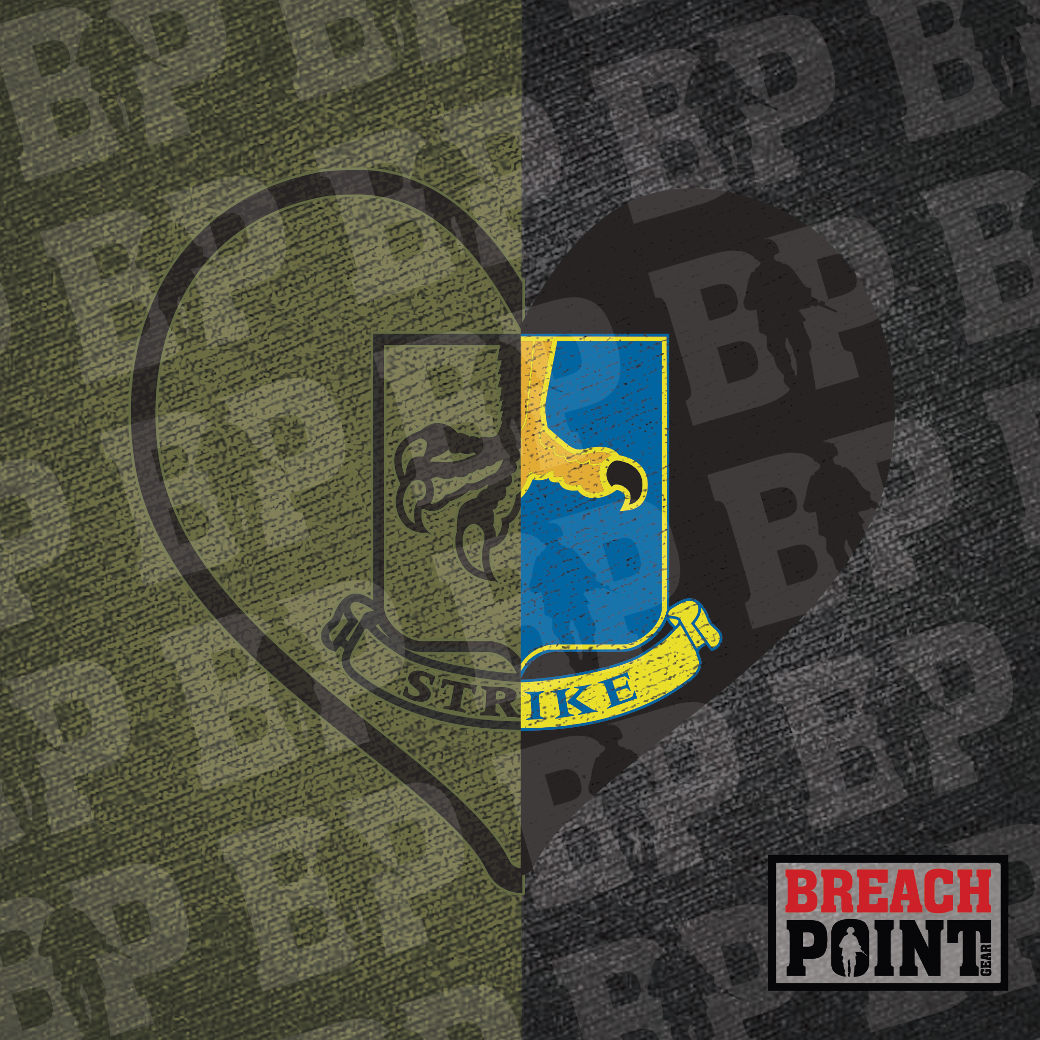 "ATTACK" A/2-502nd Infantry Regiment - T-Shirt (1)