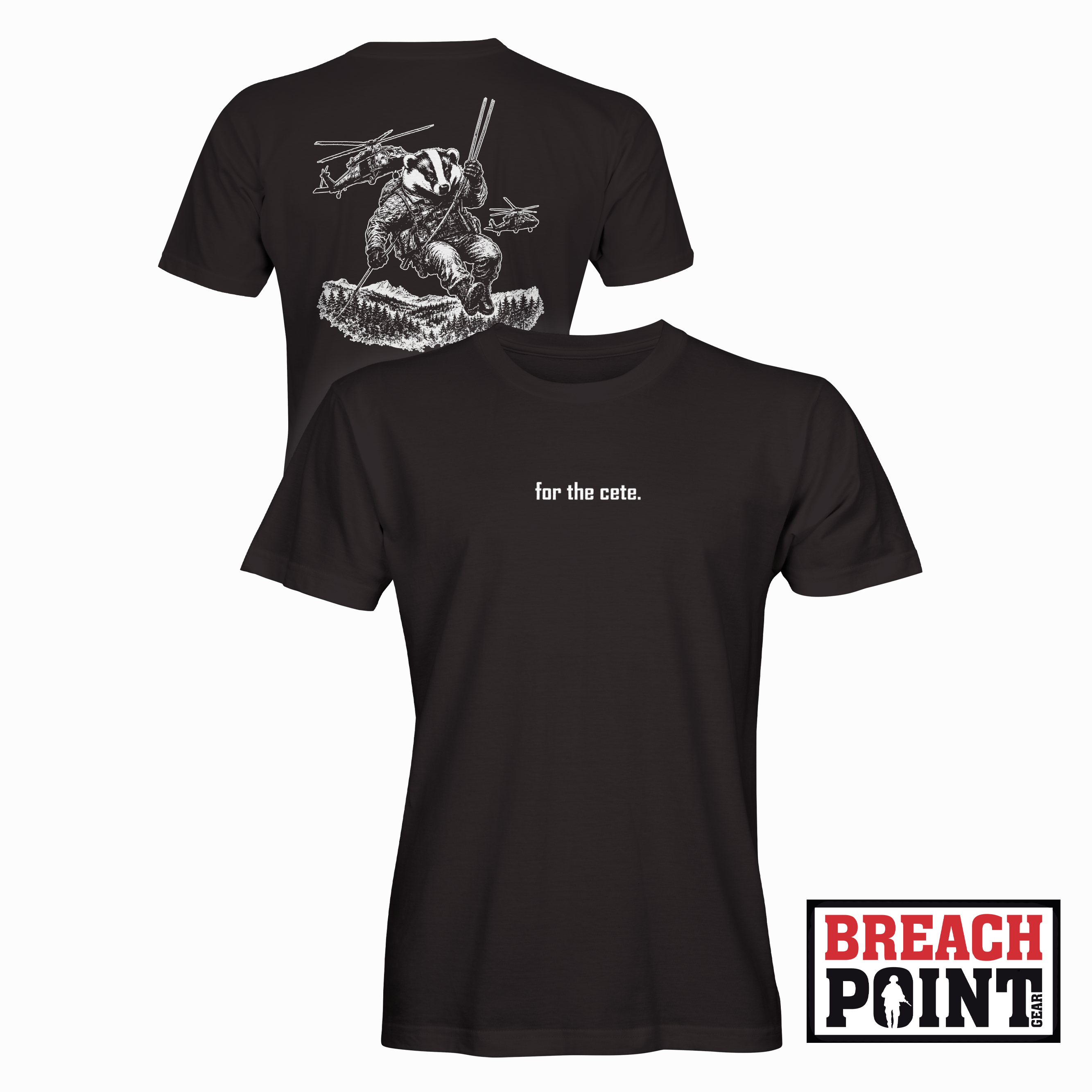 "BADGERS" B/302nd Intelligence and Electronic Warfare Battalion - T-Shirt (B152-3)