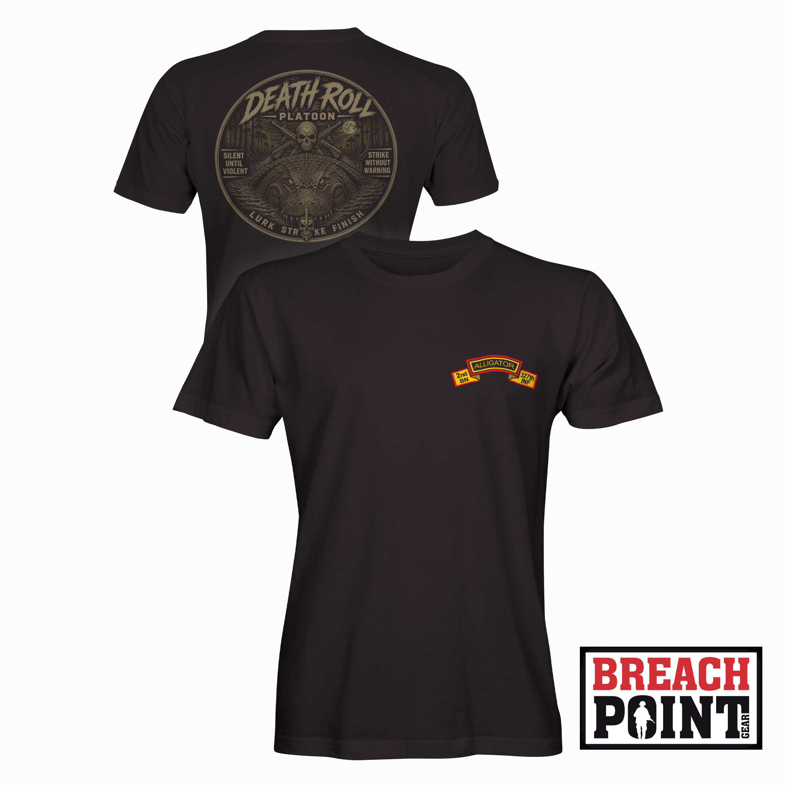 "DEATH ROLL" 1/A/2-327th Infantry Regiment - T-Shirt (B147-1)