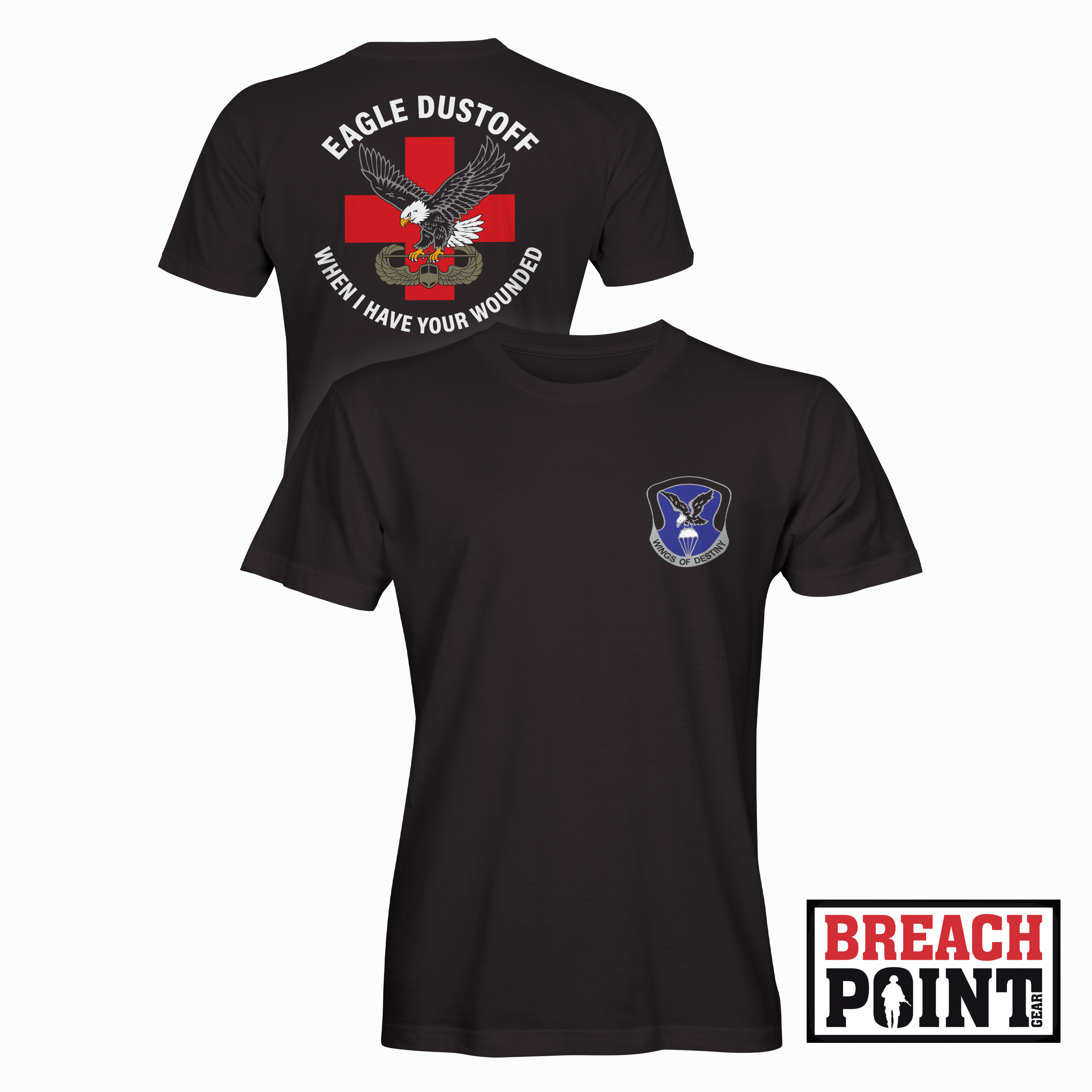 "EAGLE DUSTOFF" F/6-101st Combat Aviation Battalion - T-Shirt (B139-2)