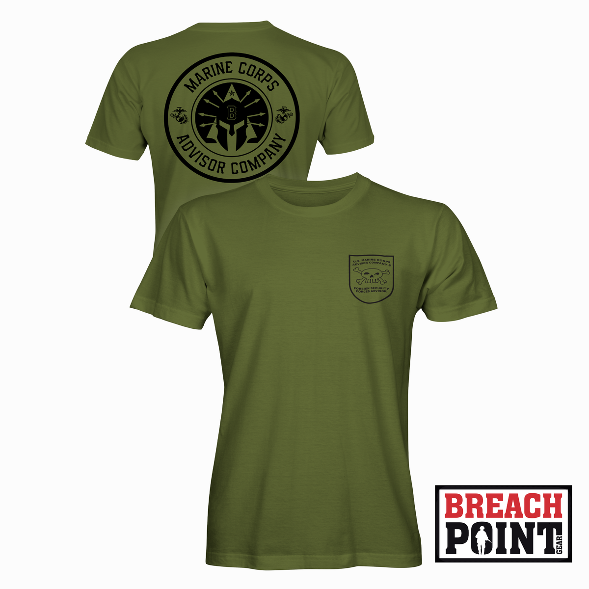 "MCAC-B" B/Marine Corps Advisor Company - Military Tee (B173-2)