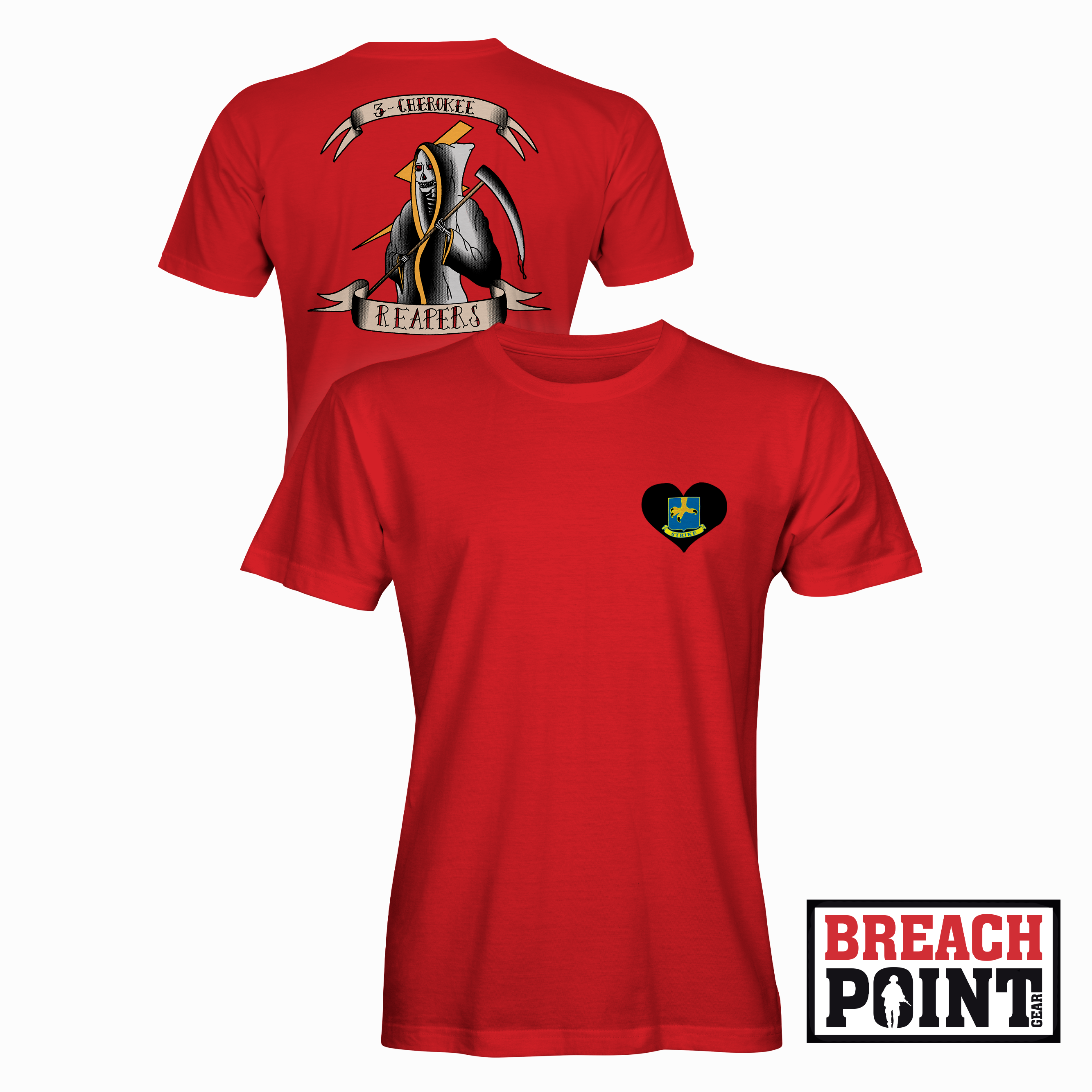 "REAPERS" 3/C/1-26th Infantry Regiment - T-Shirt (B164-2)