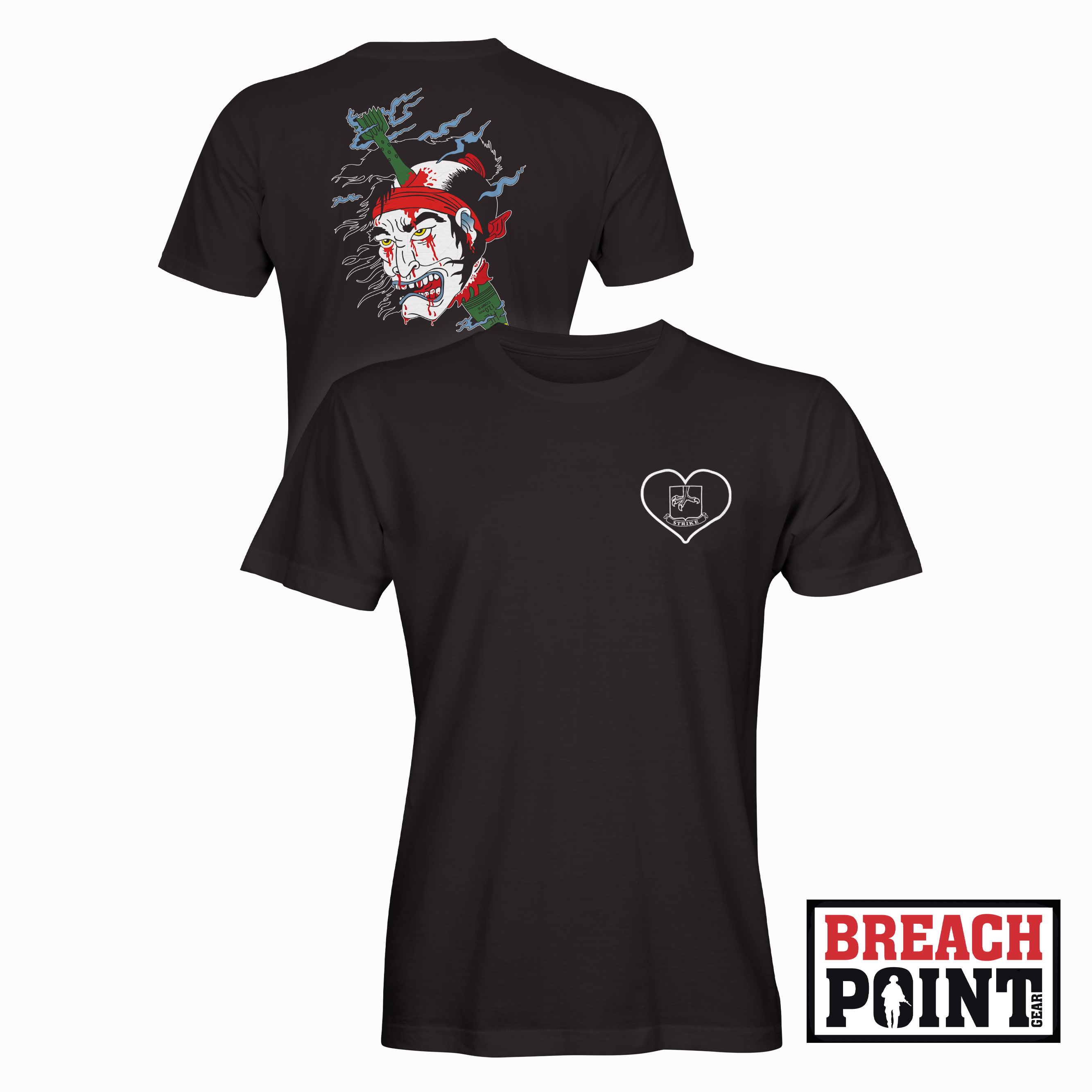 "RONIN" Mortars/MPC/1-502nd Infantry Regiment - T-Shirt (B95)