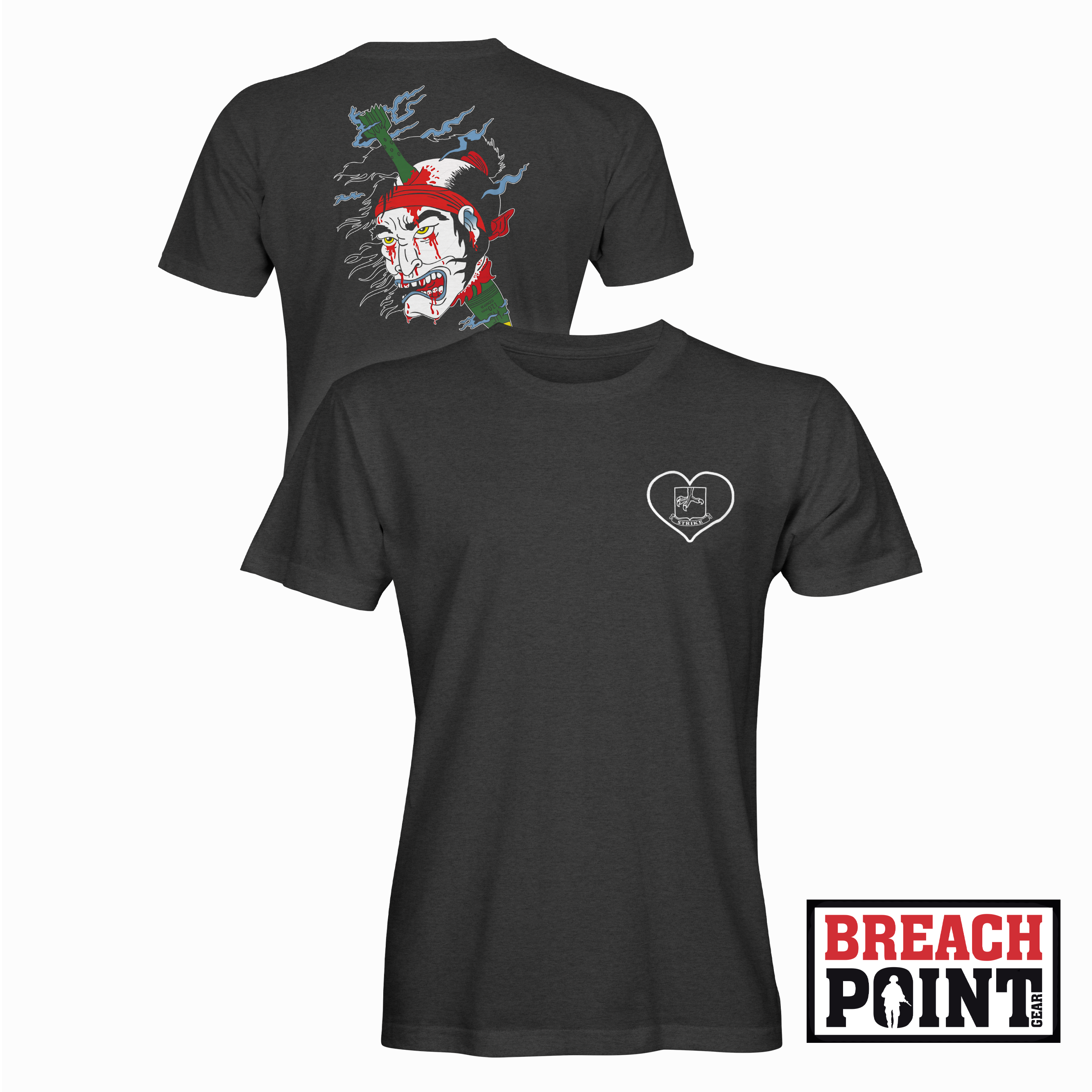 "RONIN" Mortars/MPC/1-502nd Infantry Regiment - T-Shirt (B95-2)