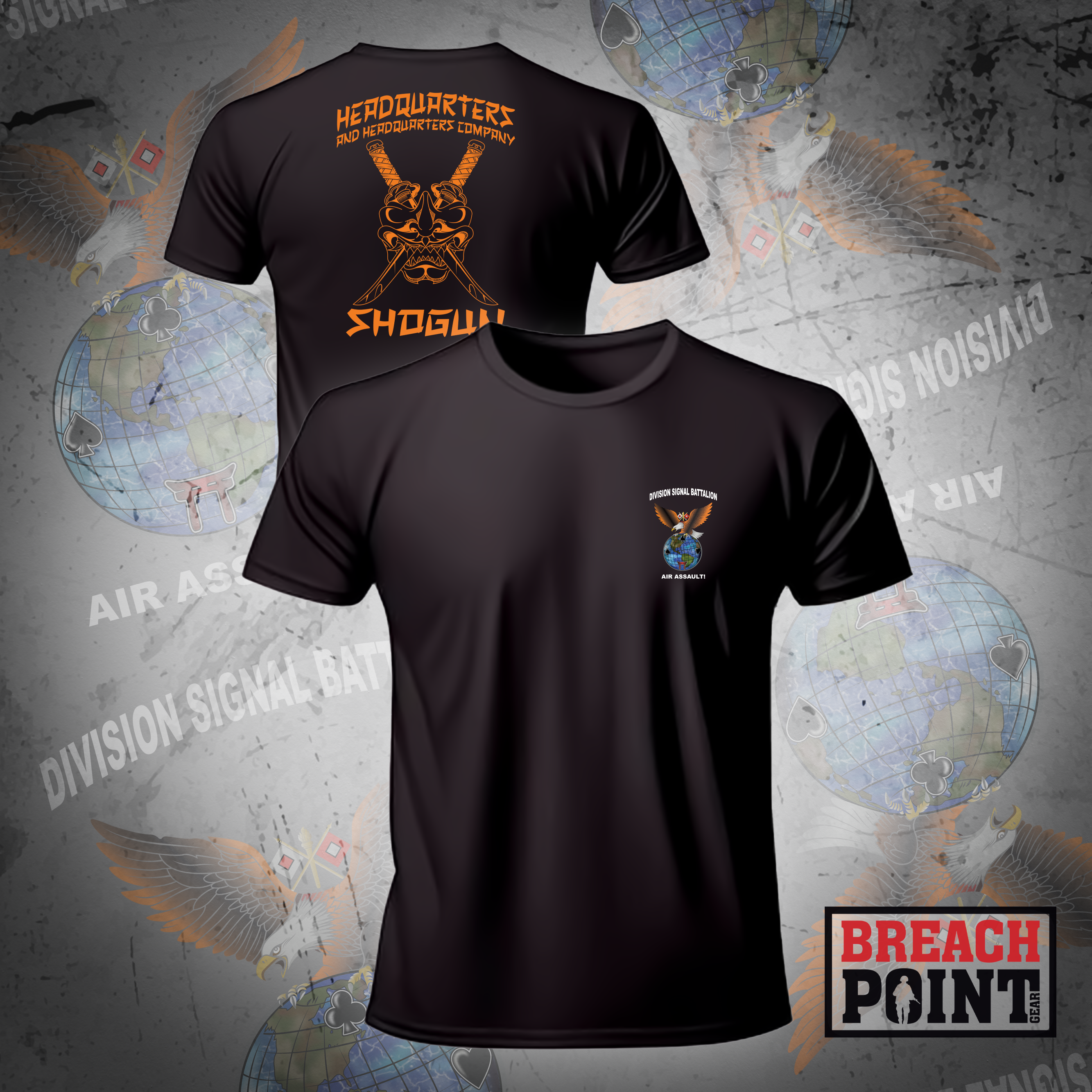 "SHOGUN" HHC/101st Division, Signal Battalion - T-Shirt (1)