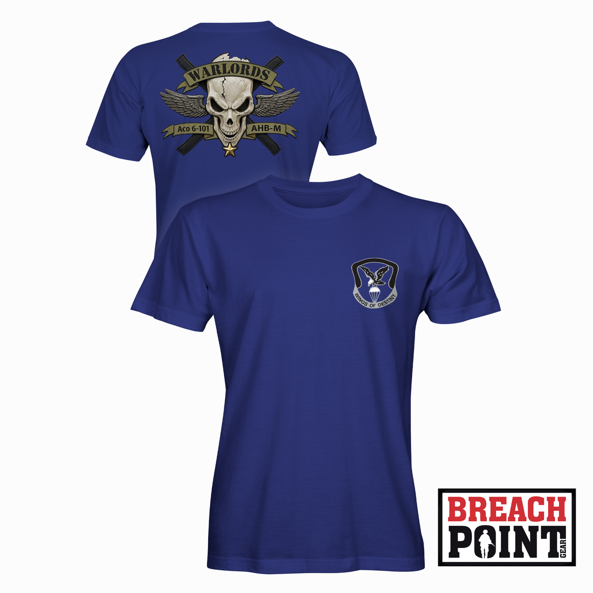 "WARLORDS" A/6-101st Combat Aviation Battalion - T-Shirt (B175-3)